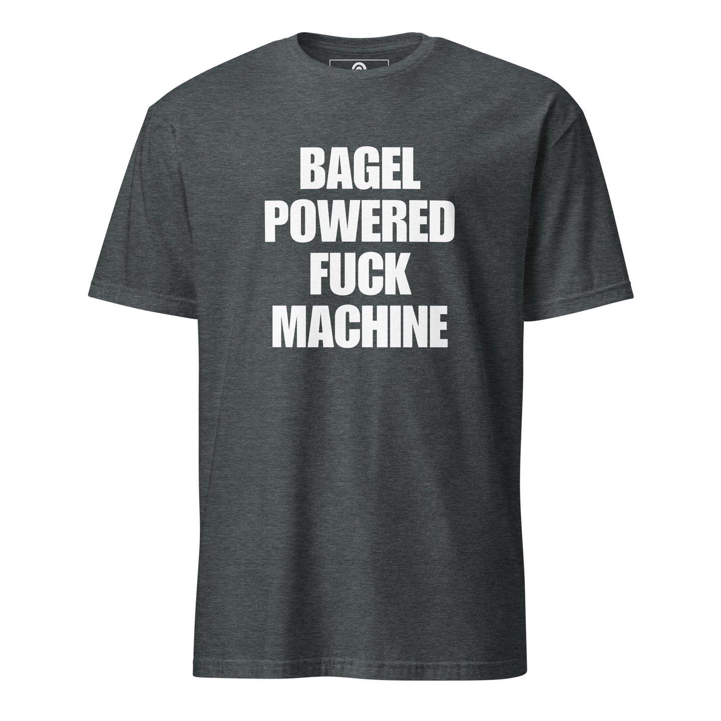 Dark Gray Bagel Powered Fuck Machine T-Shirt