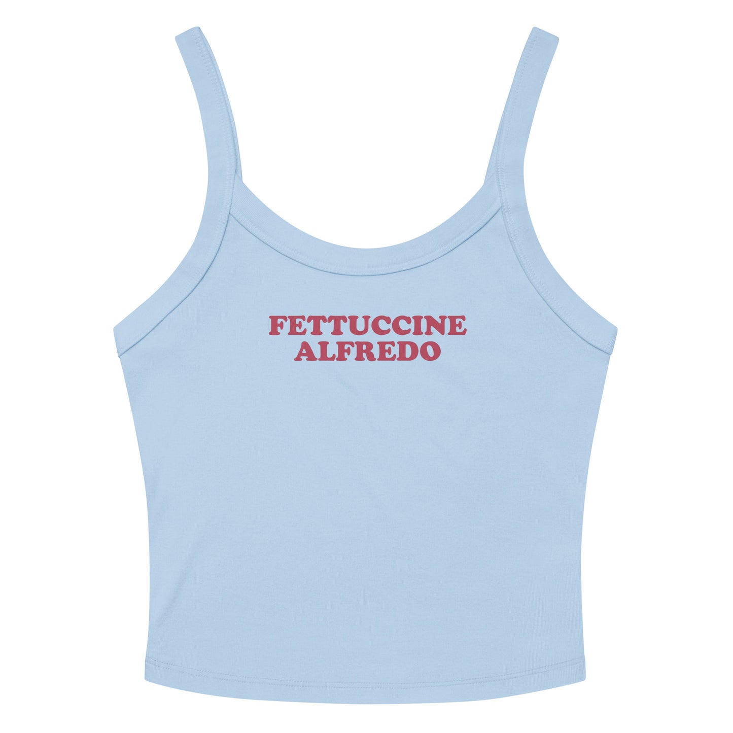 Light Blue Fettuccine Alfredo Tank Top