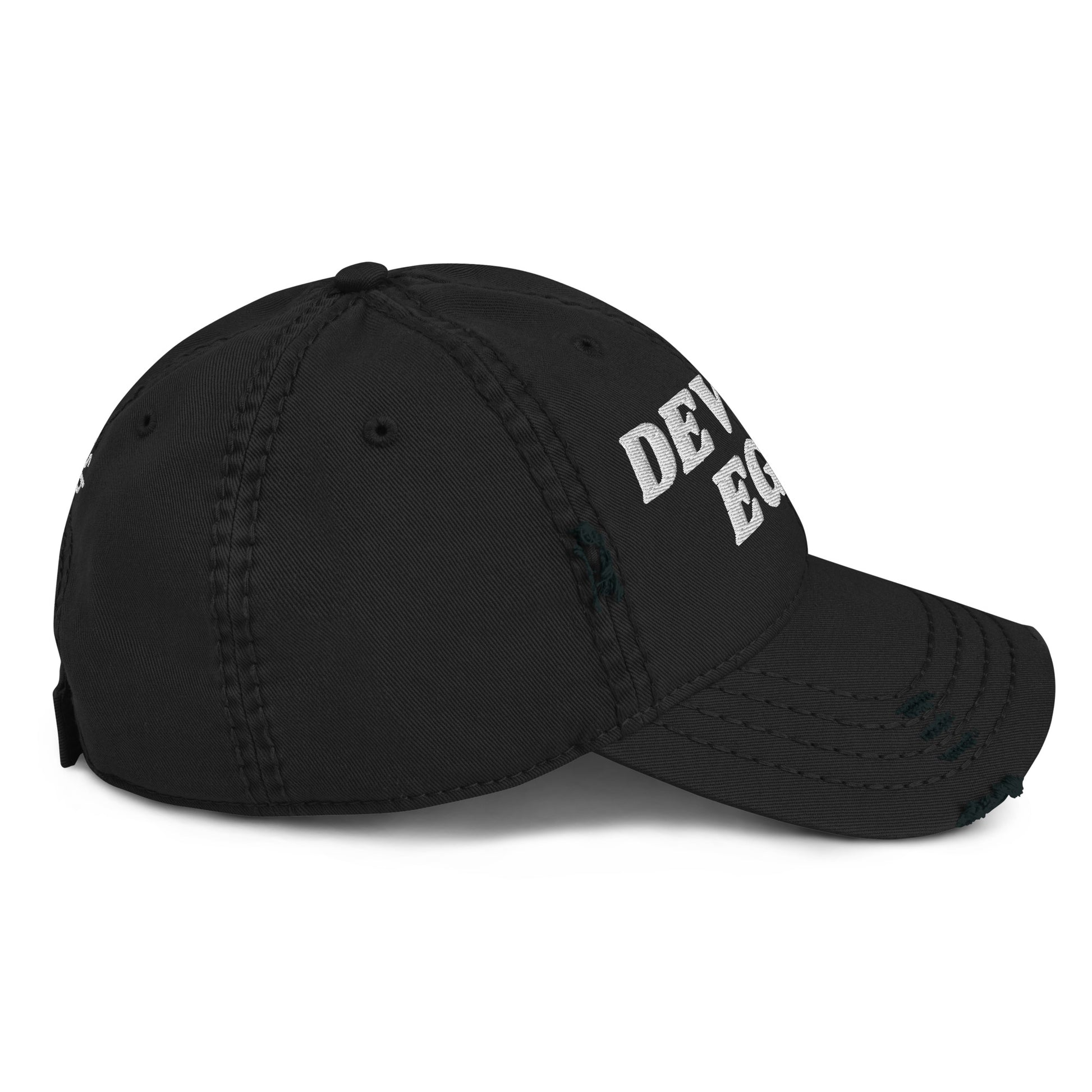 Black Deviled Eggs Hat - Crazy about deviled eggs? Looking for a gift for a deviled egg enthusiast? Our Deviled Eggs Hat is comfortable, adjustable and made just for you. It's a funny dad hat, expertly embroidered and perfect for everyday streetwear.