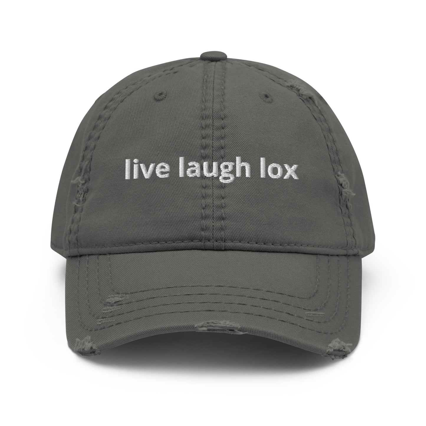 Gray Live Laugh Lox Hat