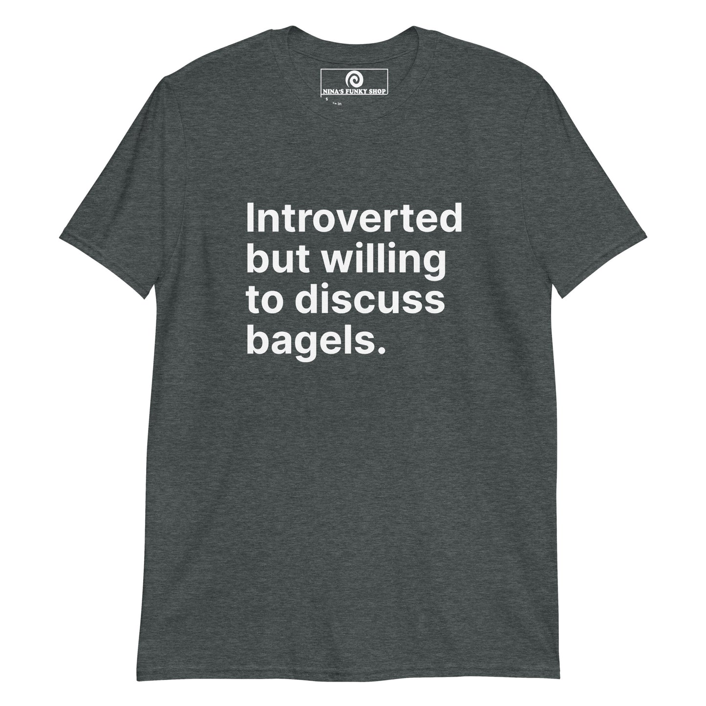 Dark Gray Bagel T-Shirt