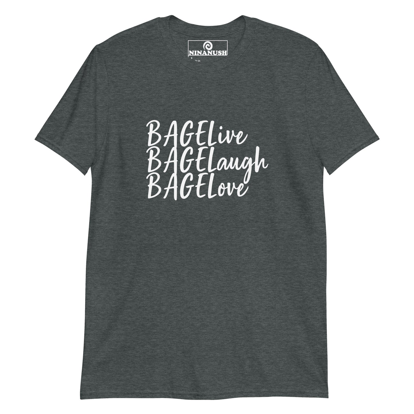 Dark Gray Bagel Saying Shirt - Love bagels? Let your shirt do the talking in our funny bagel t-shirt. It's a classic cotton tee with a sarcastic design for bagel enthusiasts. This soft and comfortable t-shirt is just what you need for everyday streetwear or a gift for a bagel lover.