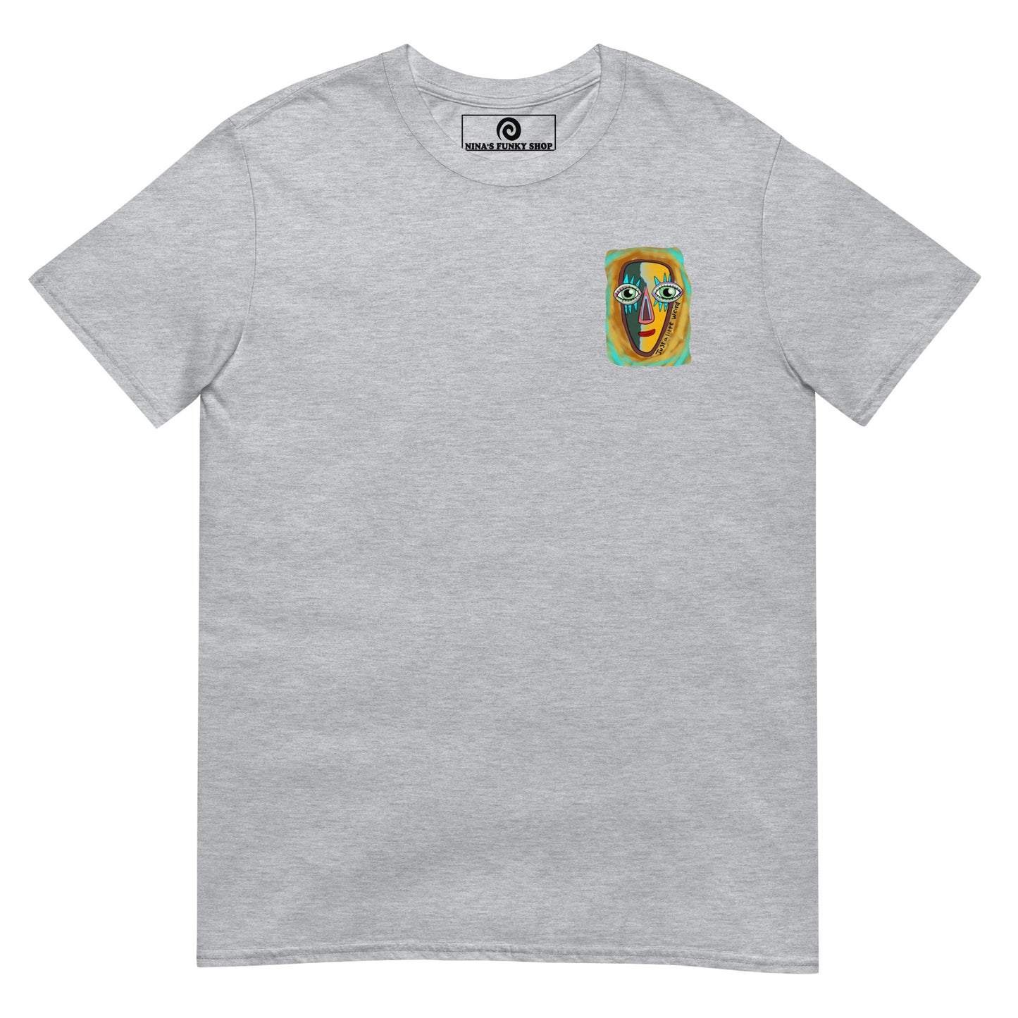 Gray Funky Face Shirt