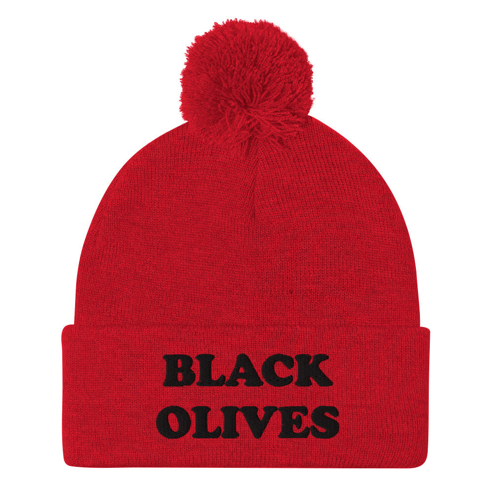 Are black olives the superior olives? This black olives hat is a unique and cozy foodie beanie with a pom-pom on top. The black olives beanie is perfect for foodies and black olive lovers and enthusiasts. Wear this olive hat and celebrate your favorite foods. Shop weird hats, funny beanies, foodie t-shirts & hoodies..