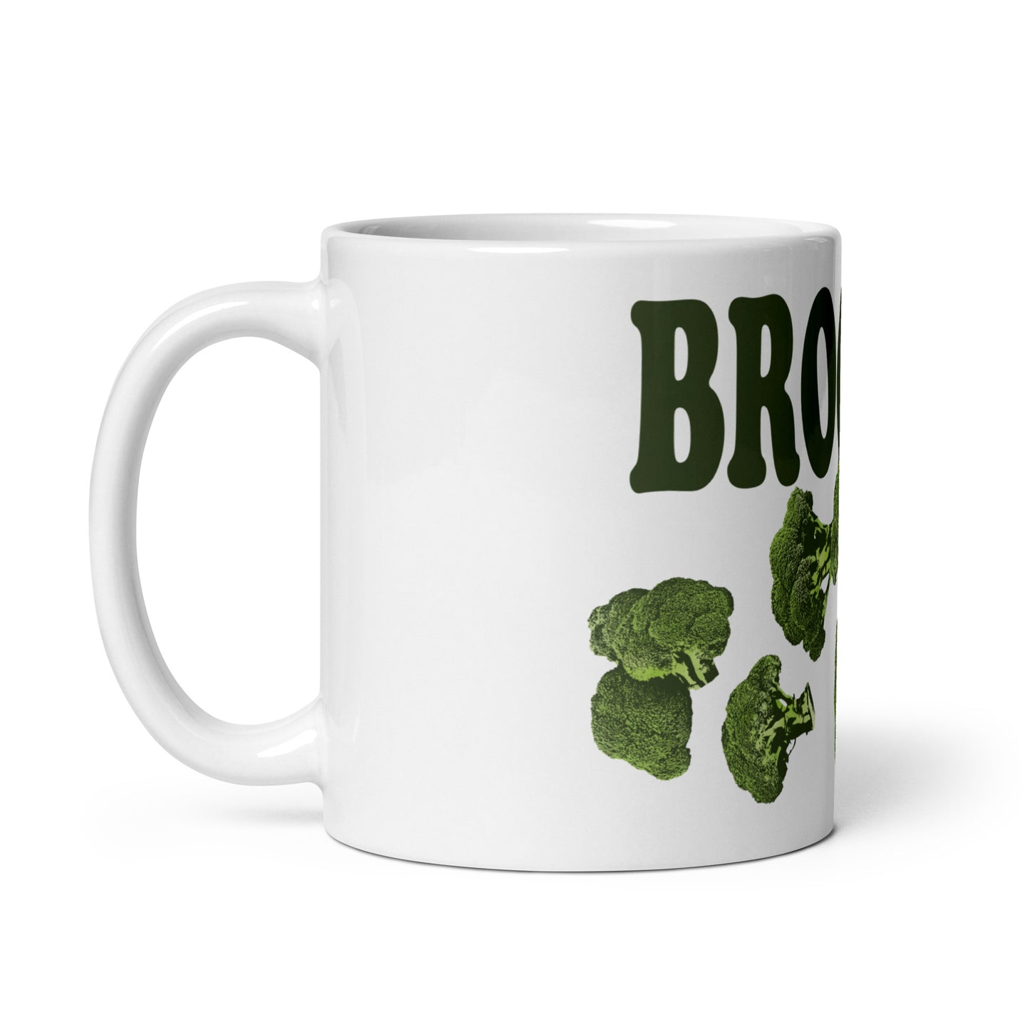 11 oz Broccoli Mug - Left Side