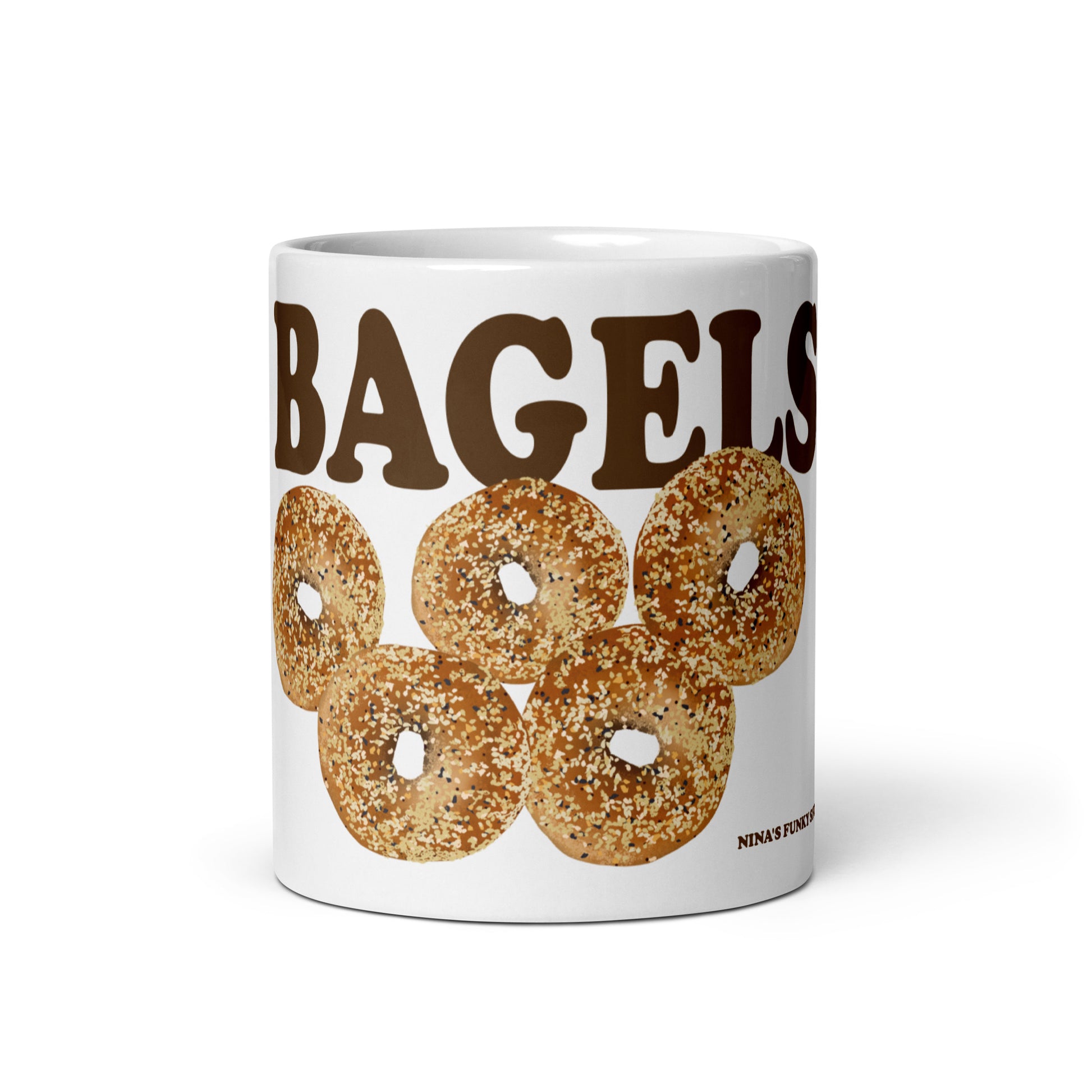 11 oz bagels mug