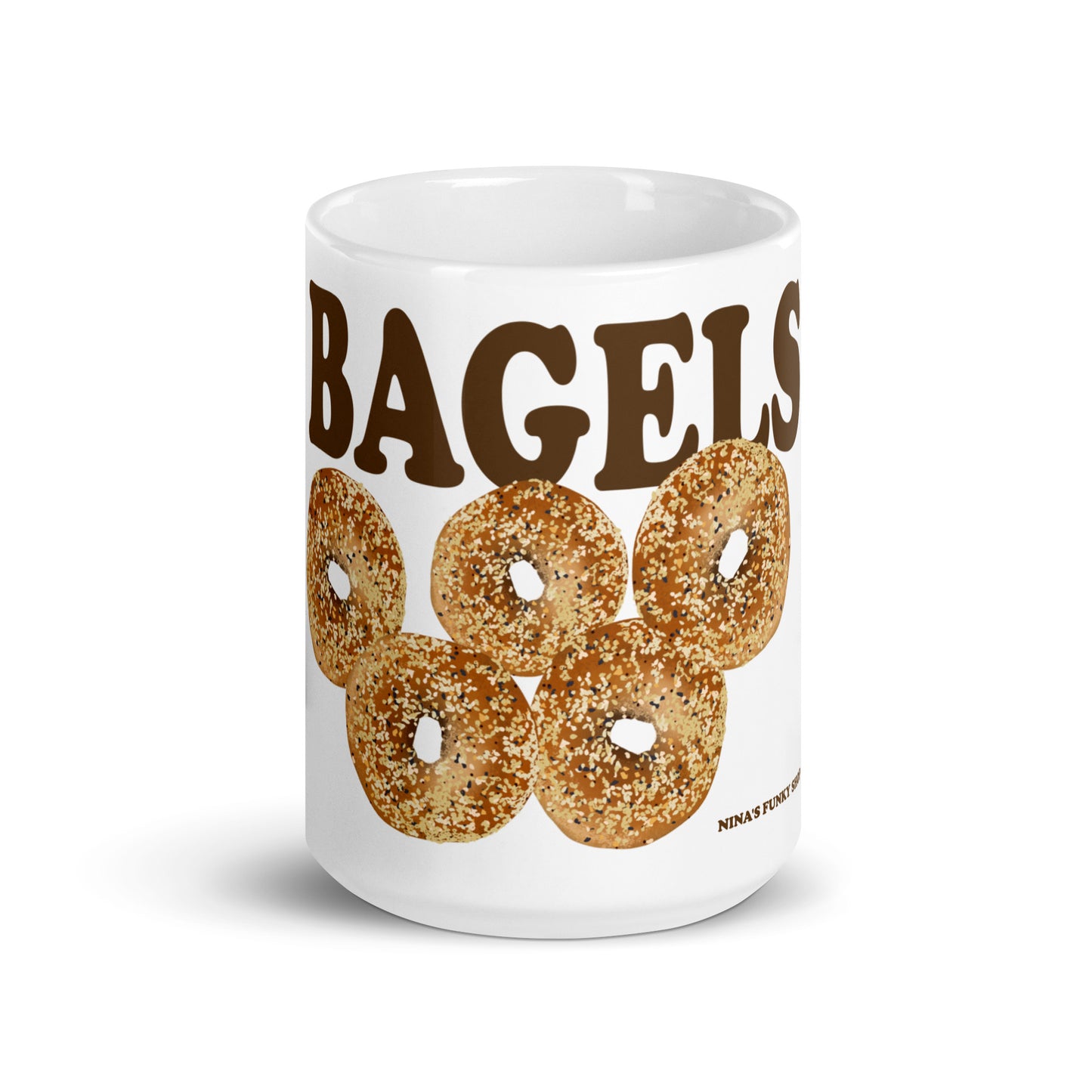 15 oz bagels mug