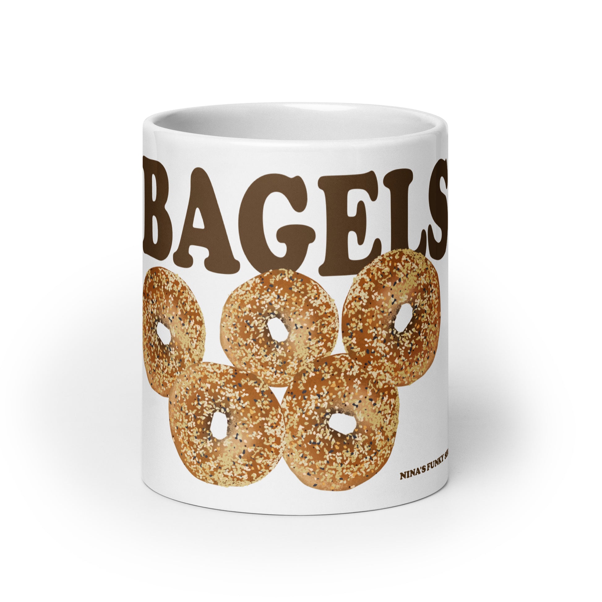 20 oz bagels mug