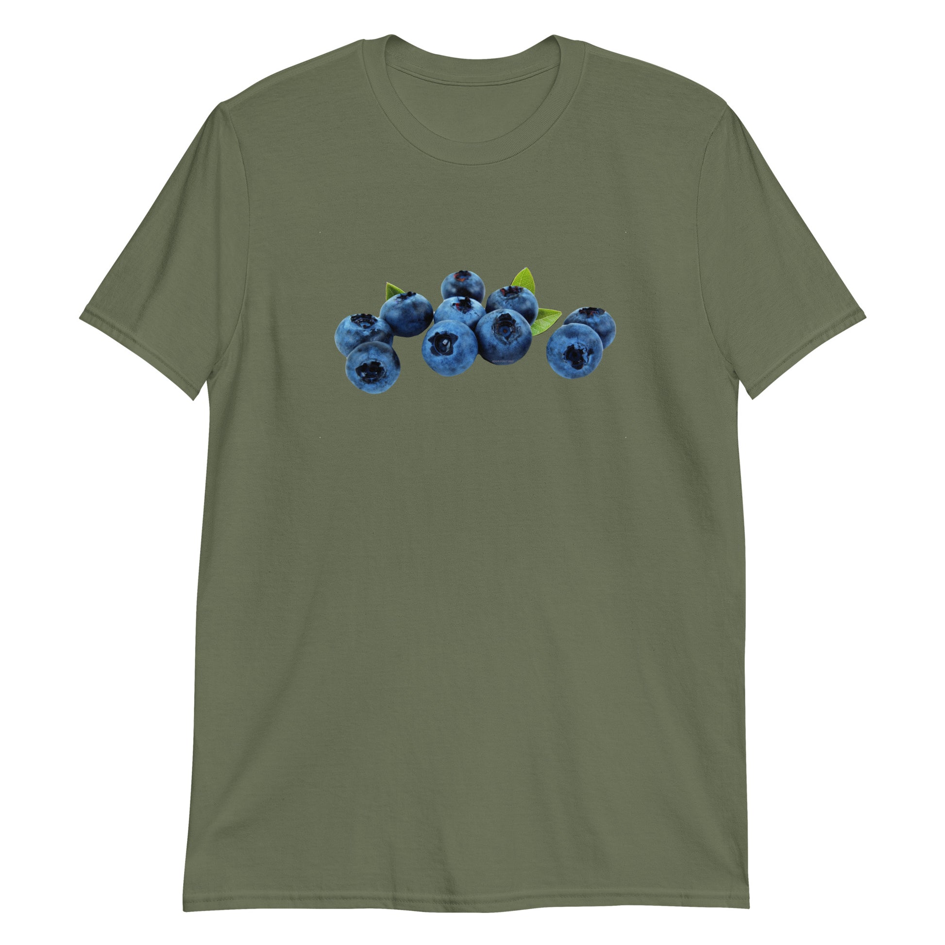 Army Green Blueberries T-Shirt