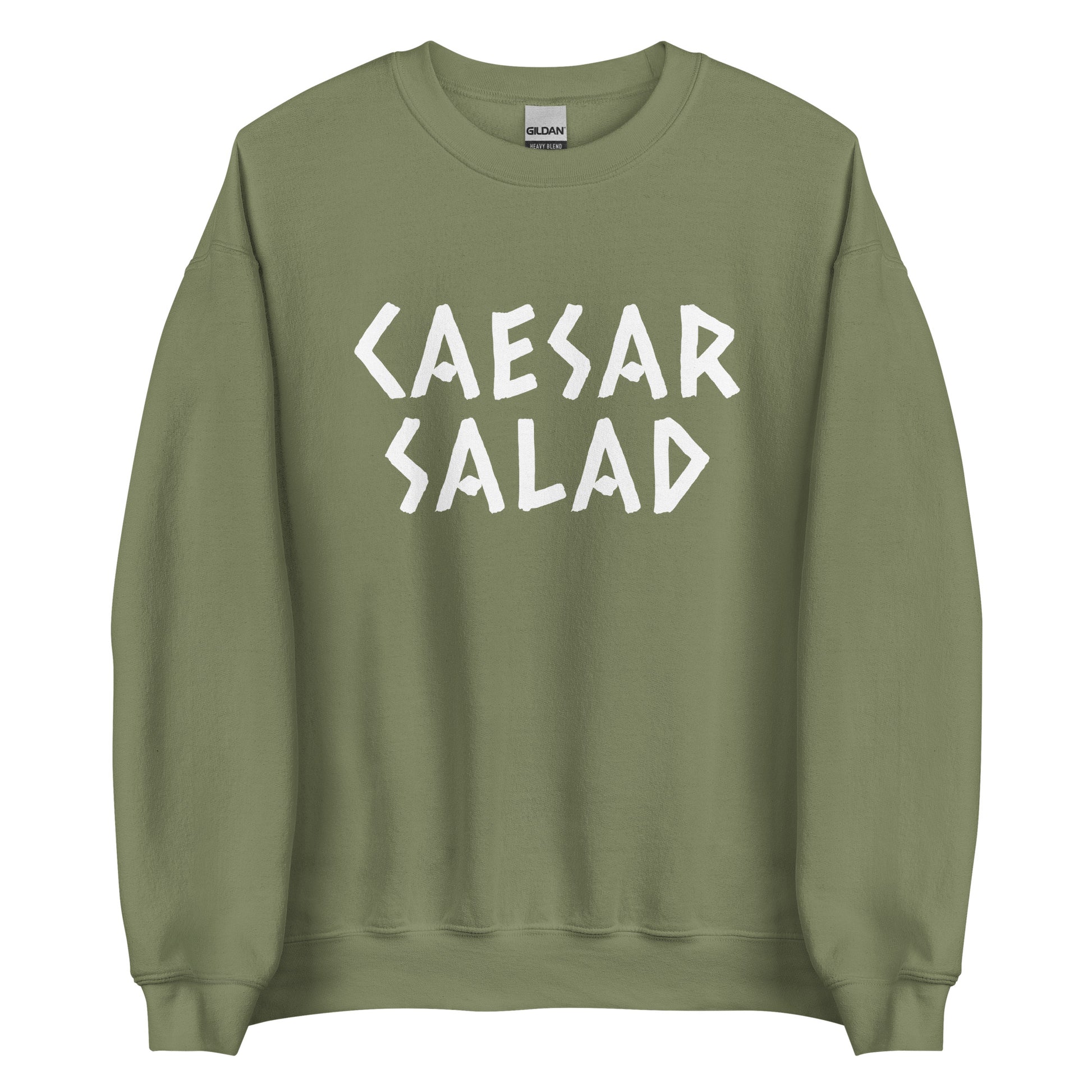 Army Green Classic Caesar Salad Sweatshirt