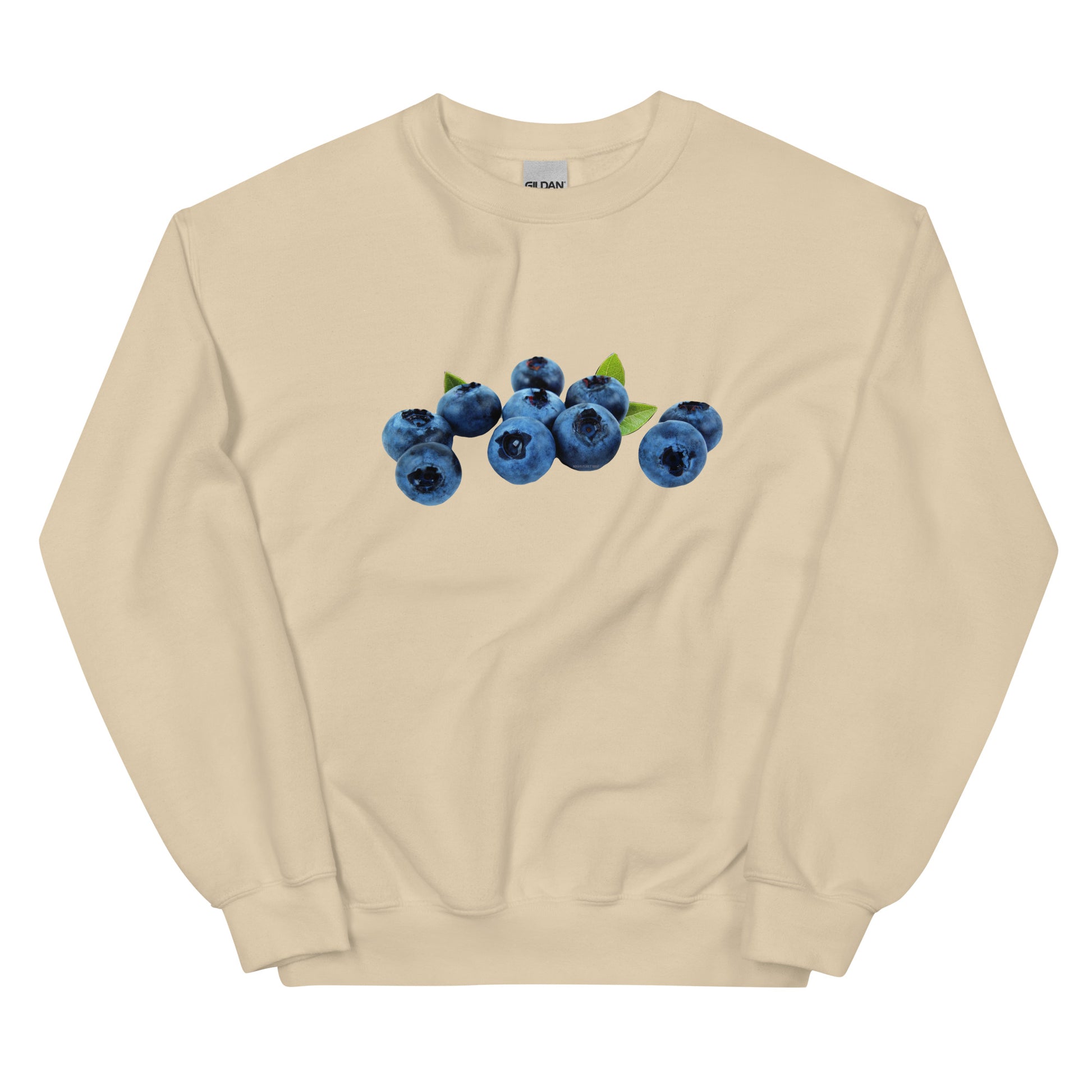 Beige Blueberries Sweatshirt