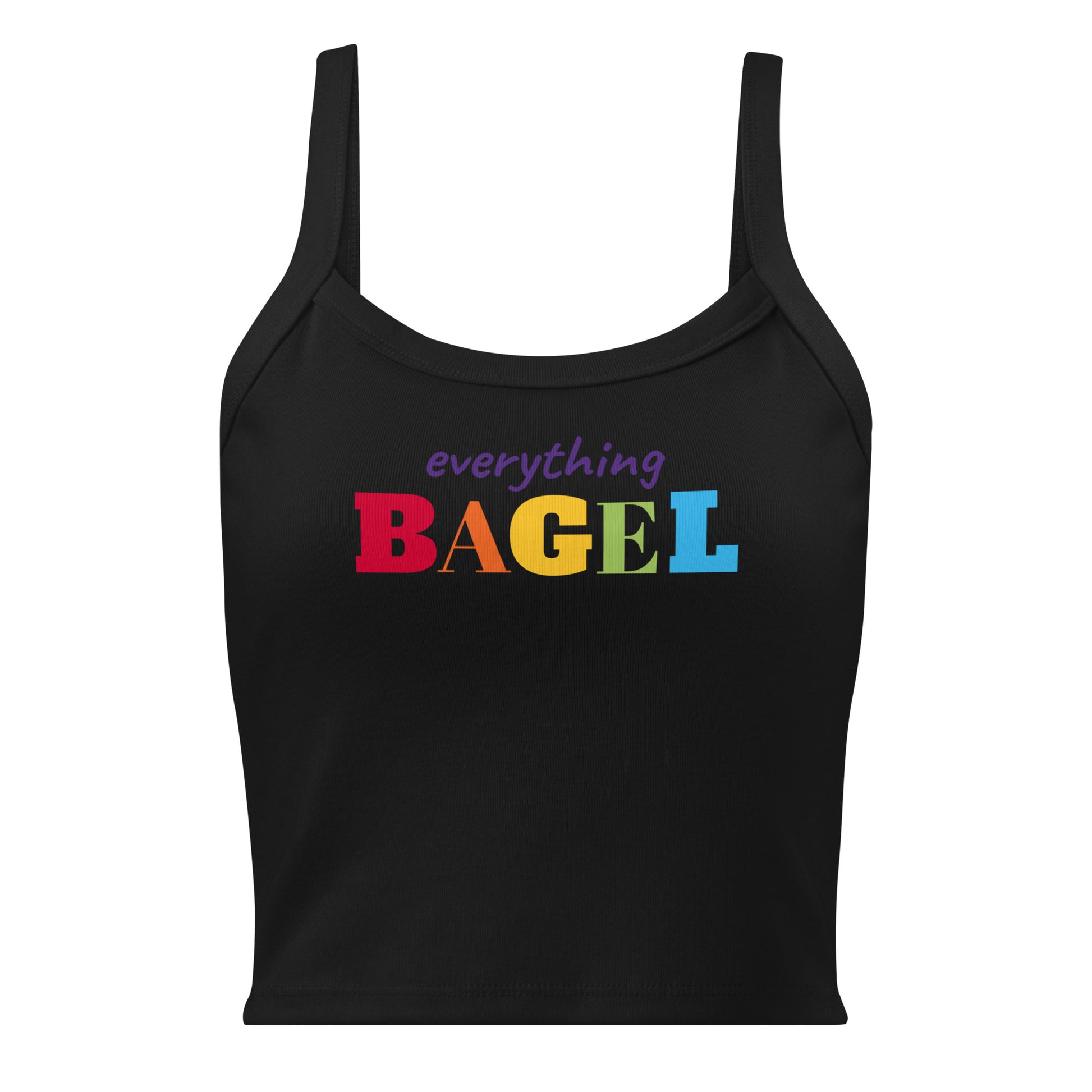 Black Everything Bagel Pride Tank Top