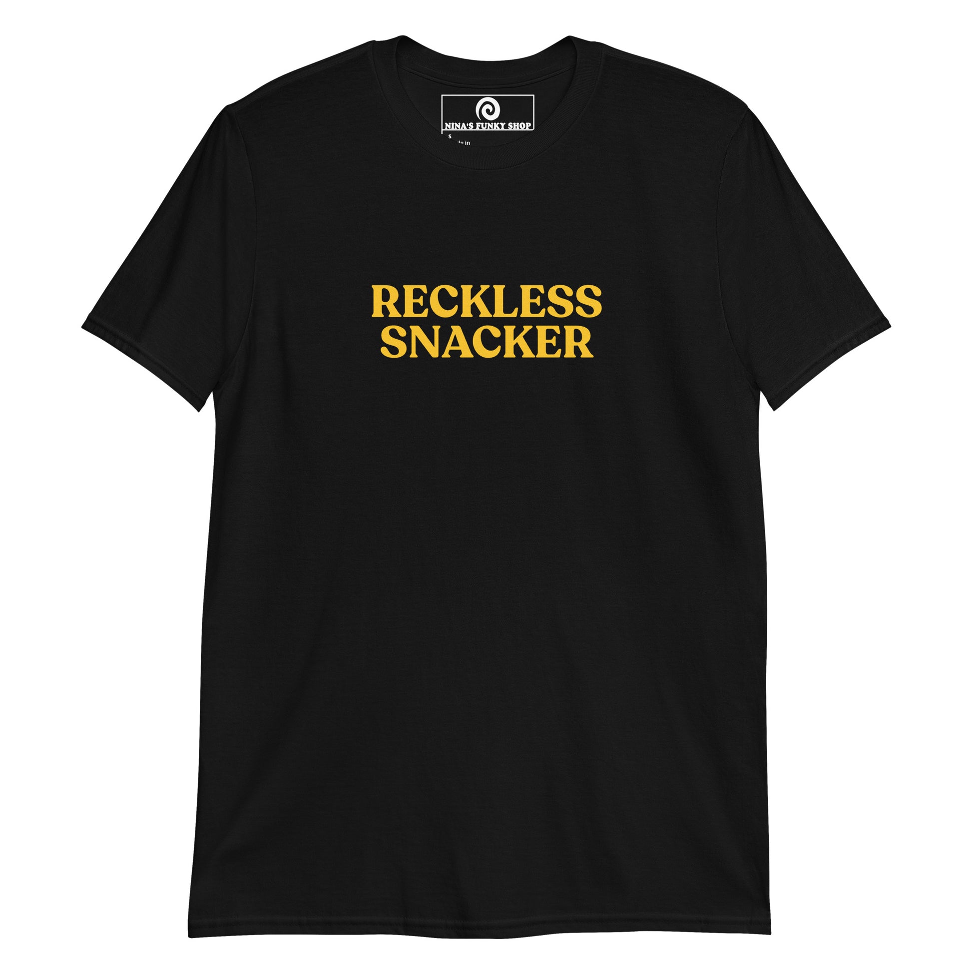 Black Reckless Snacker T-Shirt