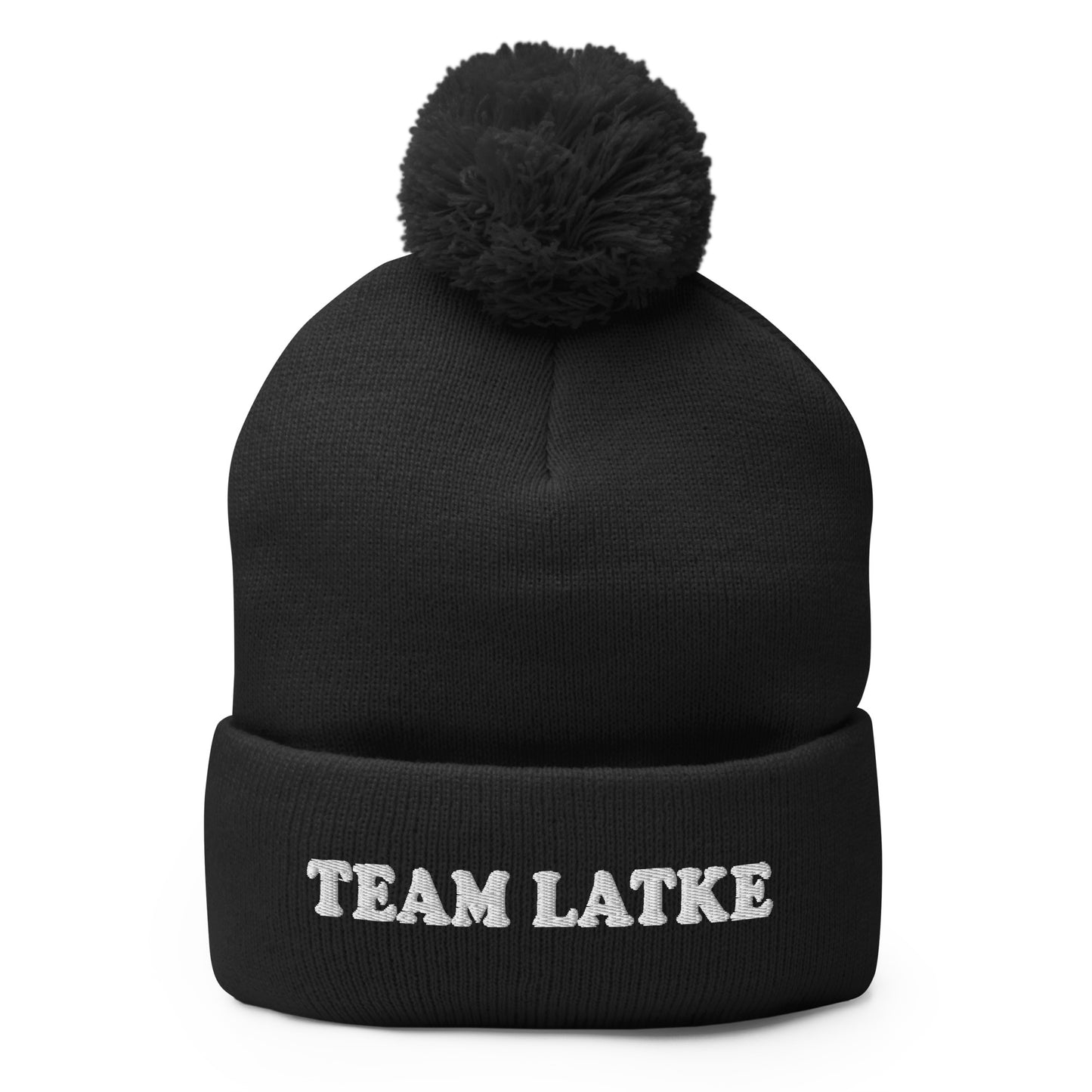 Black Team Latke Hanukkah Beanie