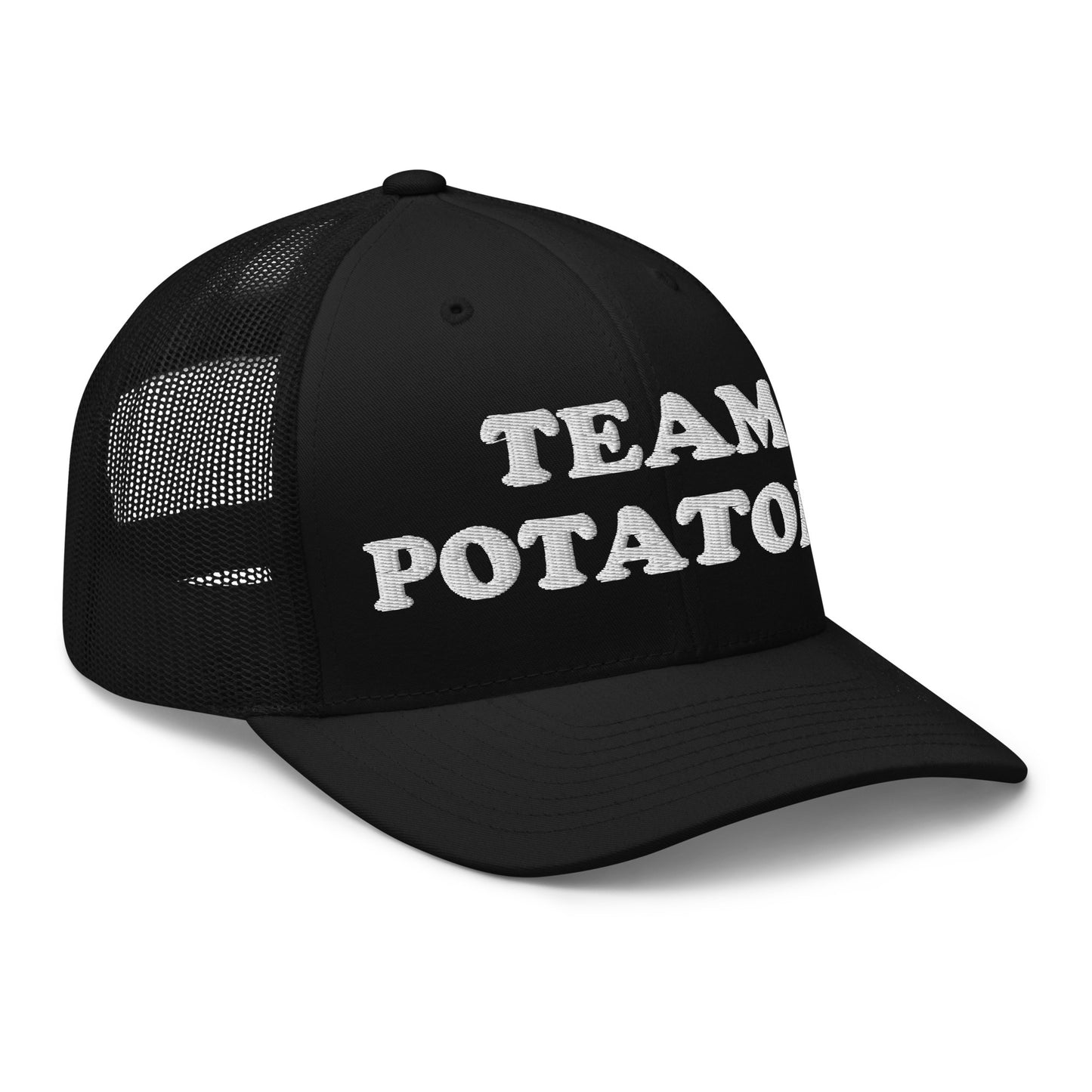 Black Team Potatoes Trucker Hat