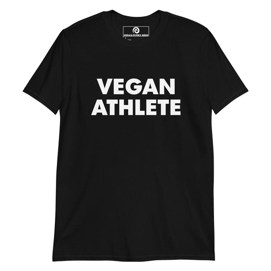 Black Vegan Athlete T-Shirt