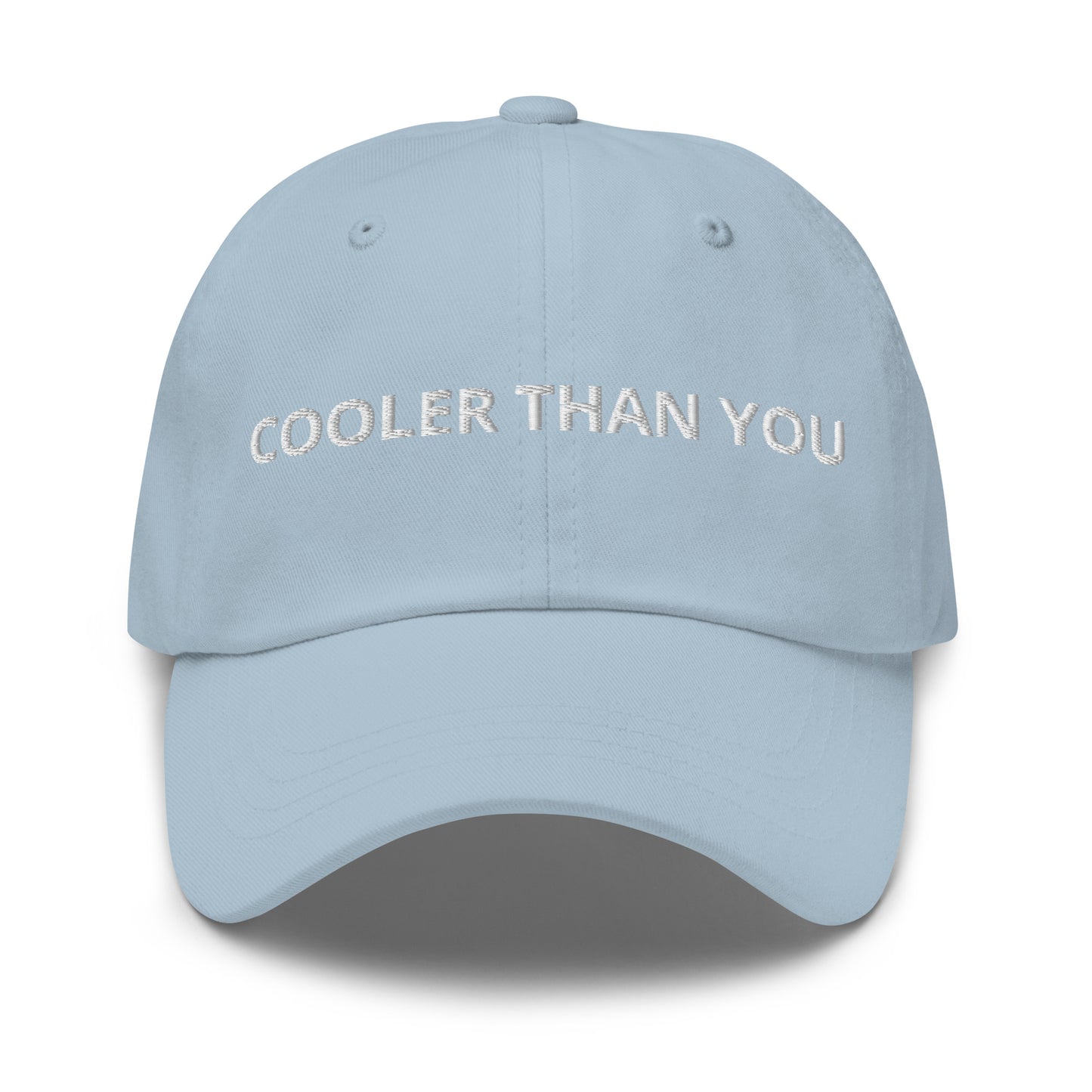 Blue cooler than you dad hat