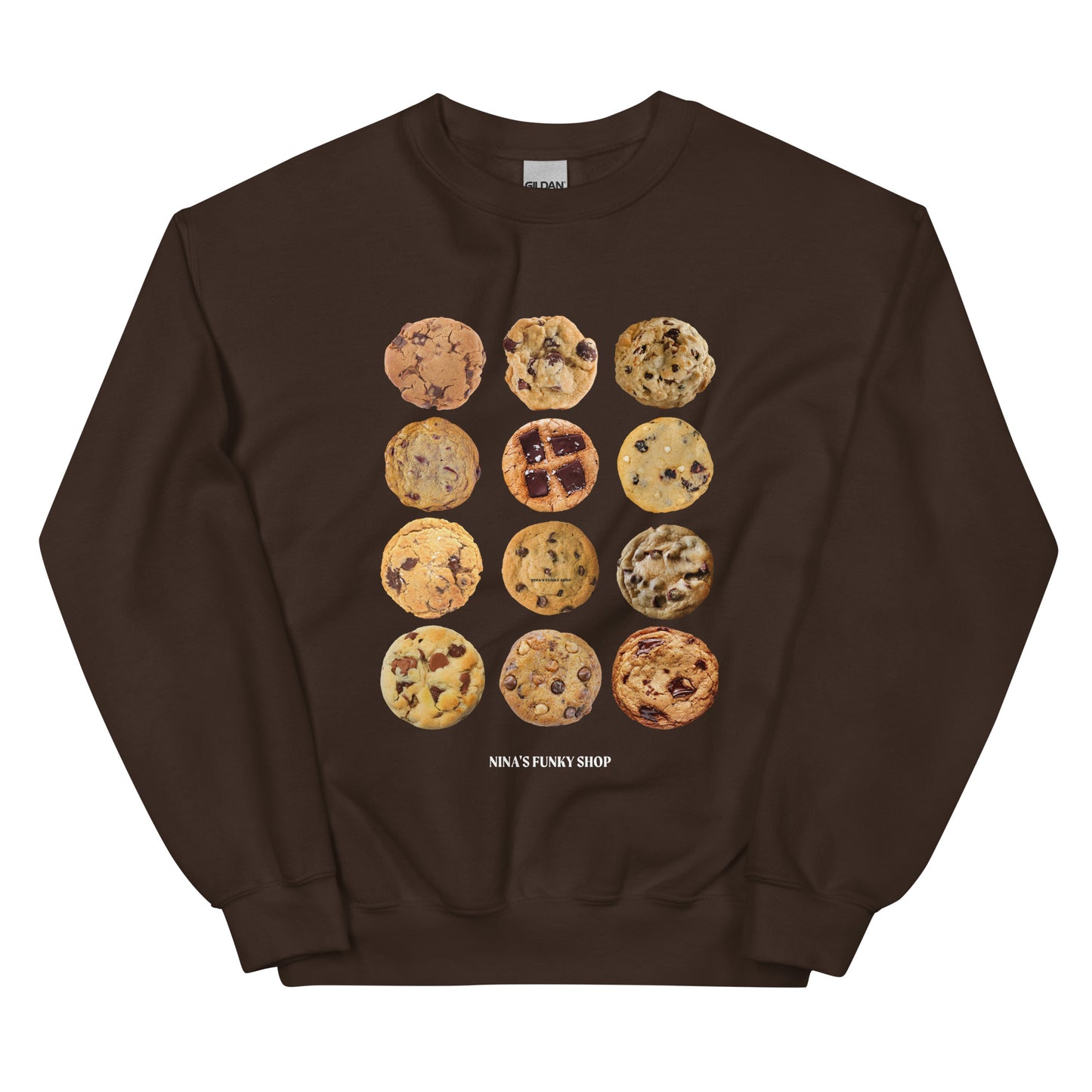 Brown 12 Cookies Sweatshirt