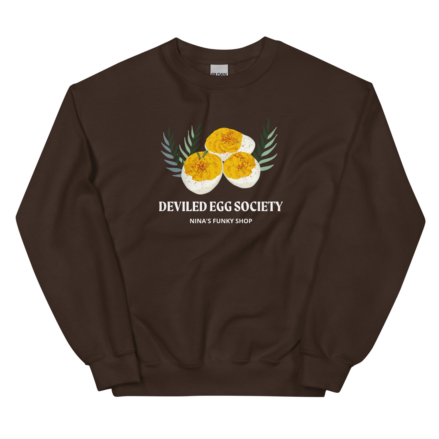 Brown Deviled Egg Society Sweatshirt