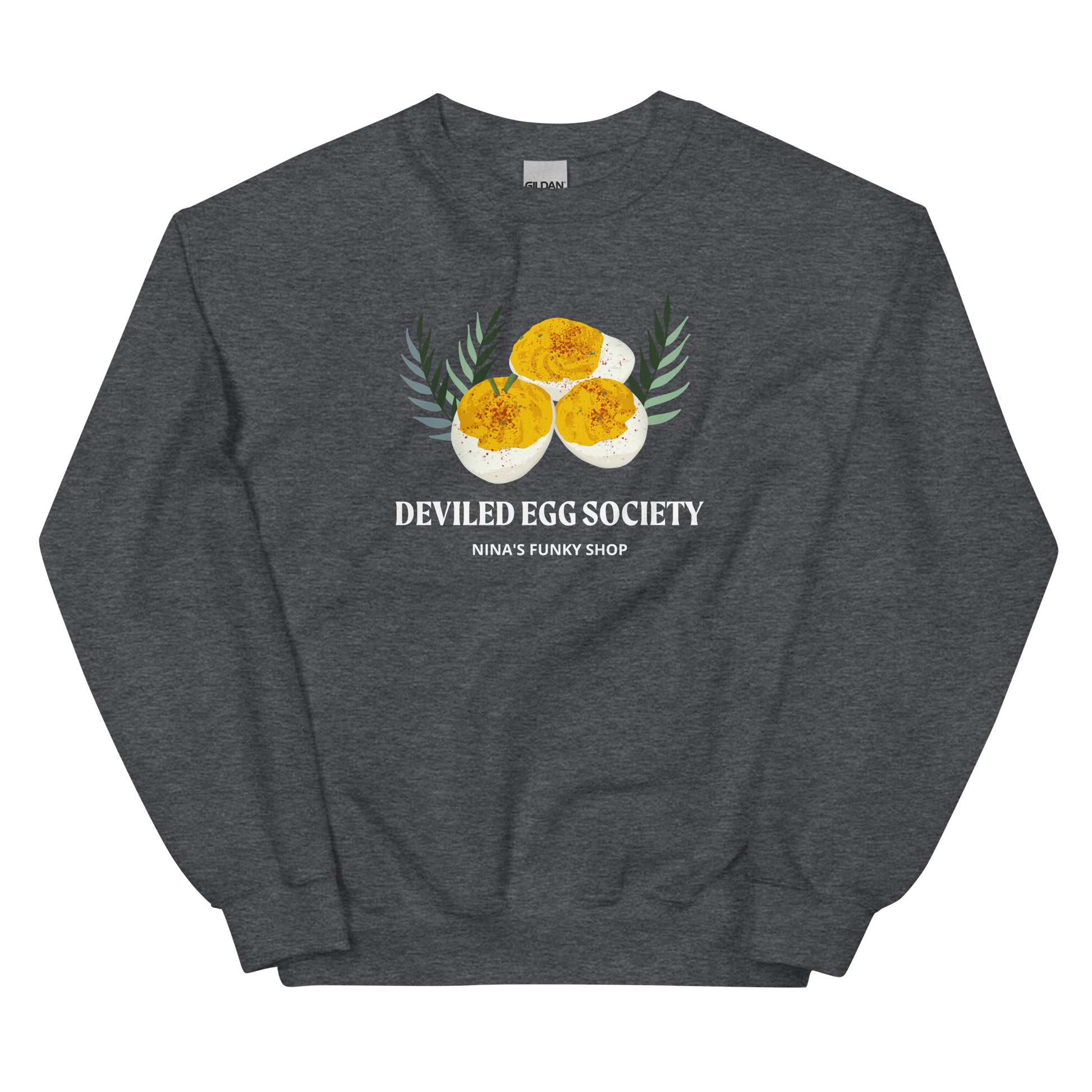 Dark Gray Deviled Egg Society Sweatshirt