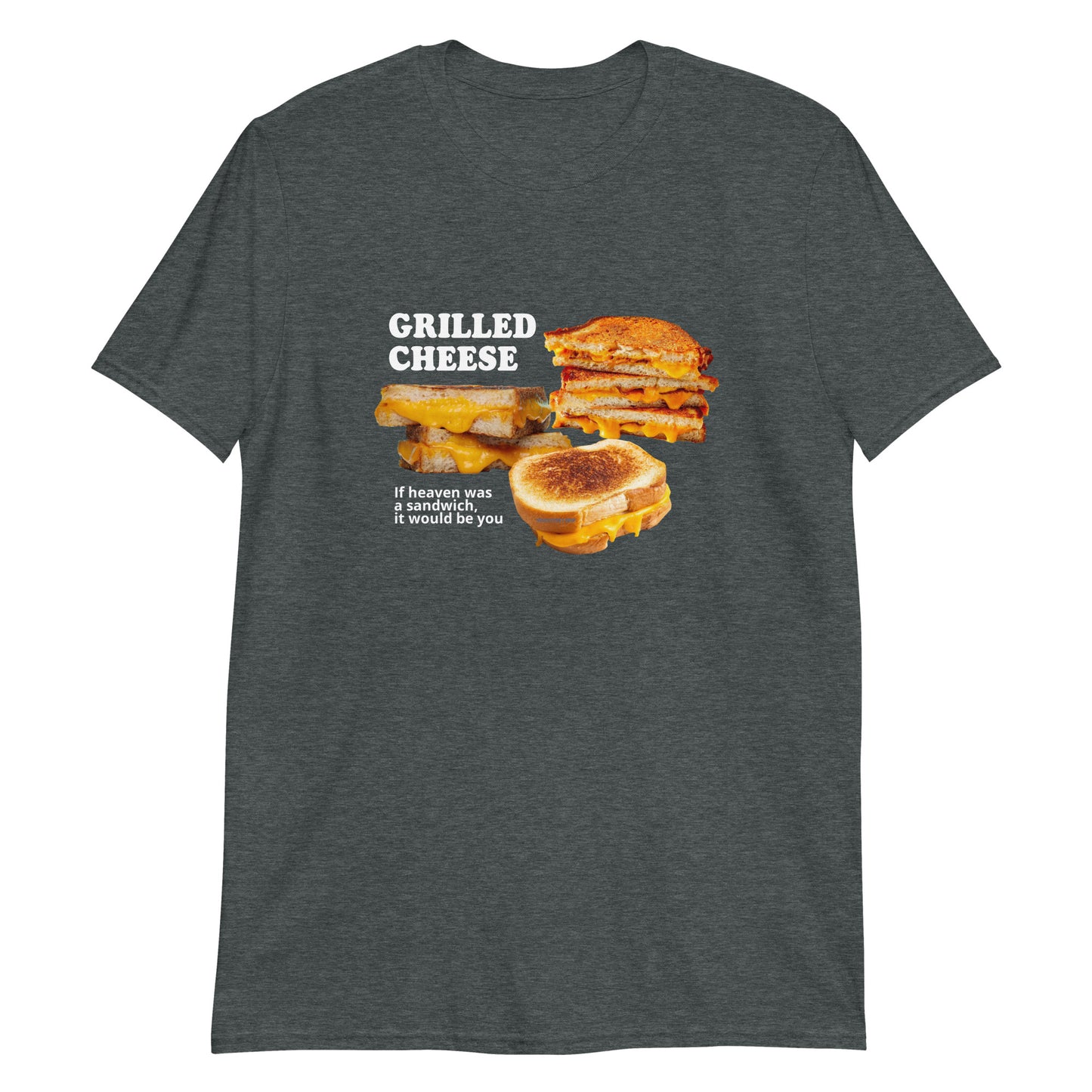 Dark Gray Grilled Cheese Heaven T-Shirt