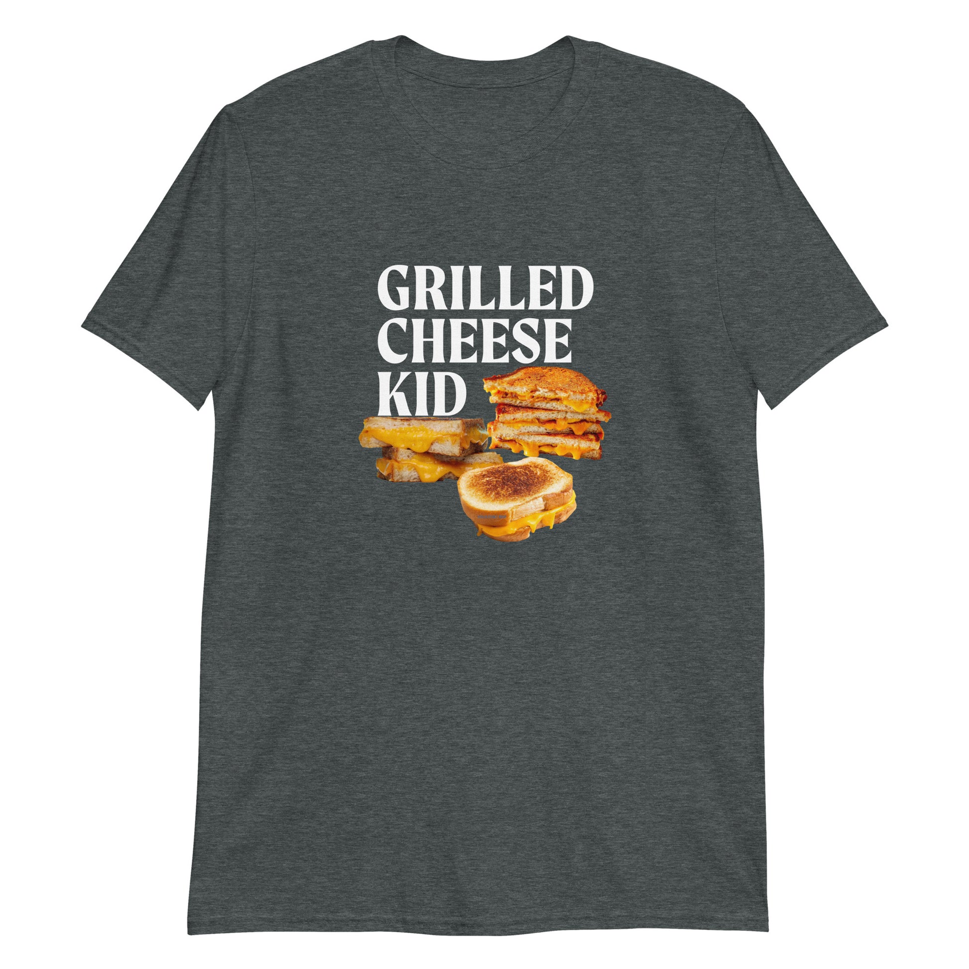 Dark Gray Grilled Cheese Kid T-Shirt