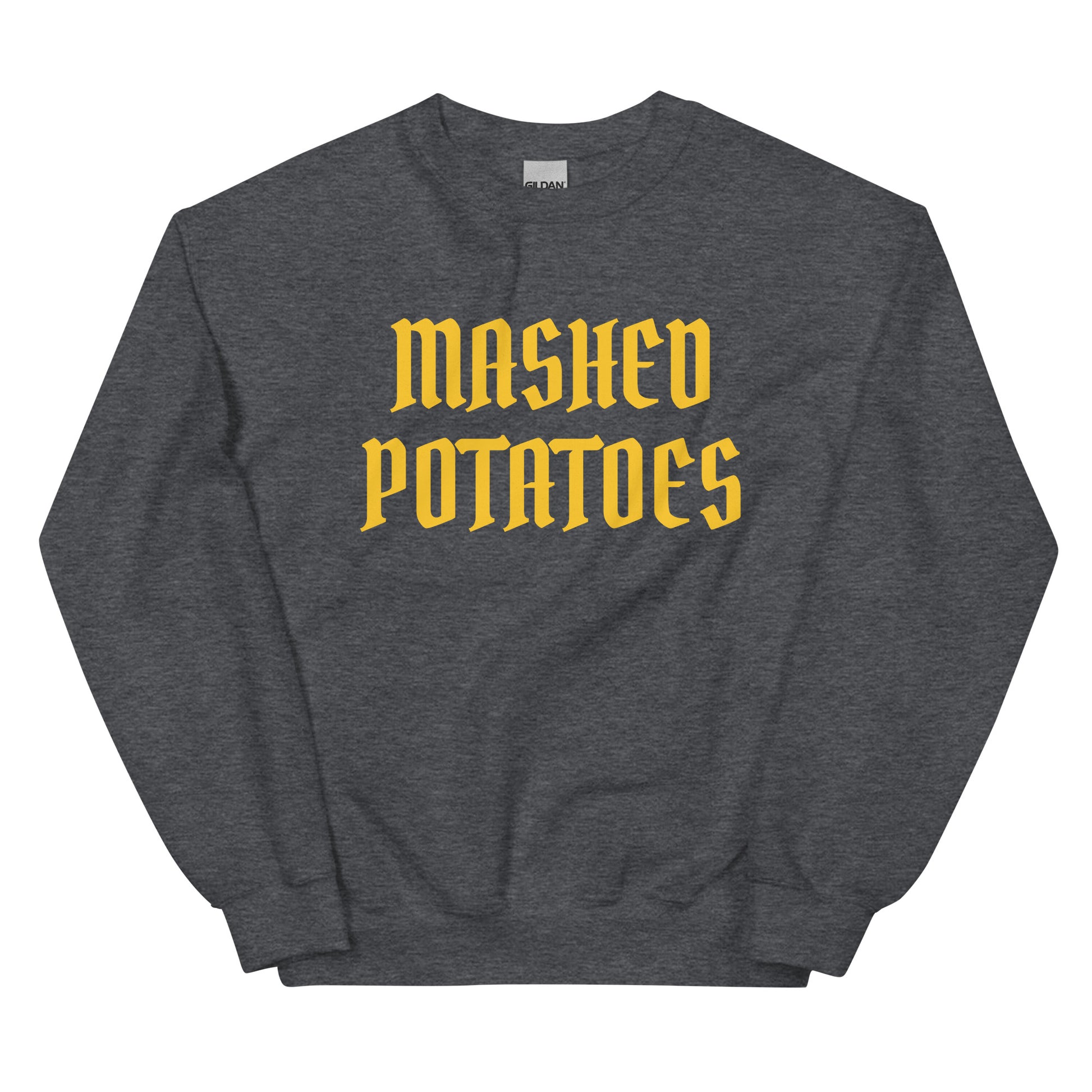 Dark Gray Old Fashioned Mashed Potatoes Sweatshirt