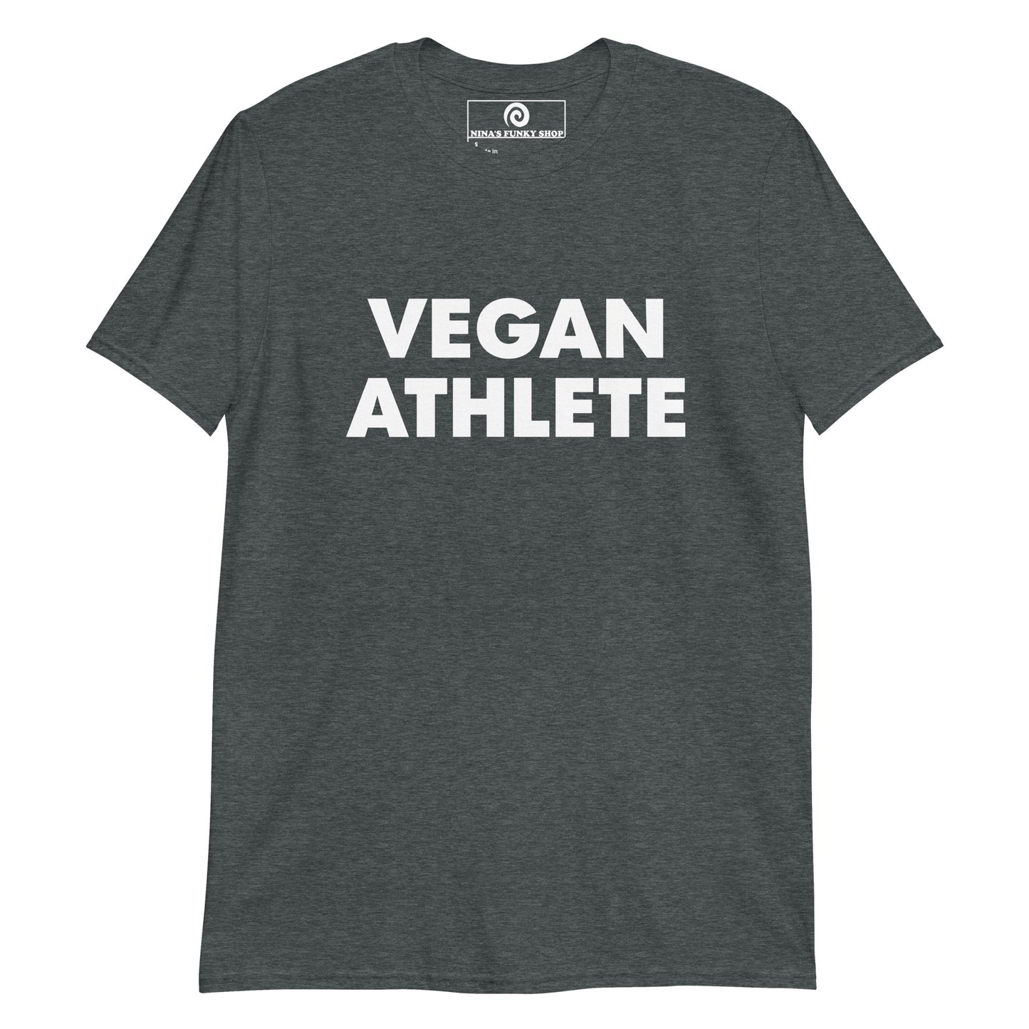 Dark Gray Vegan Athlete T-Shirt