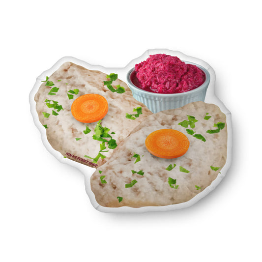 Gefilte Fish Shaped Pillow