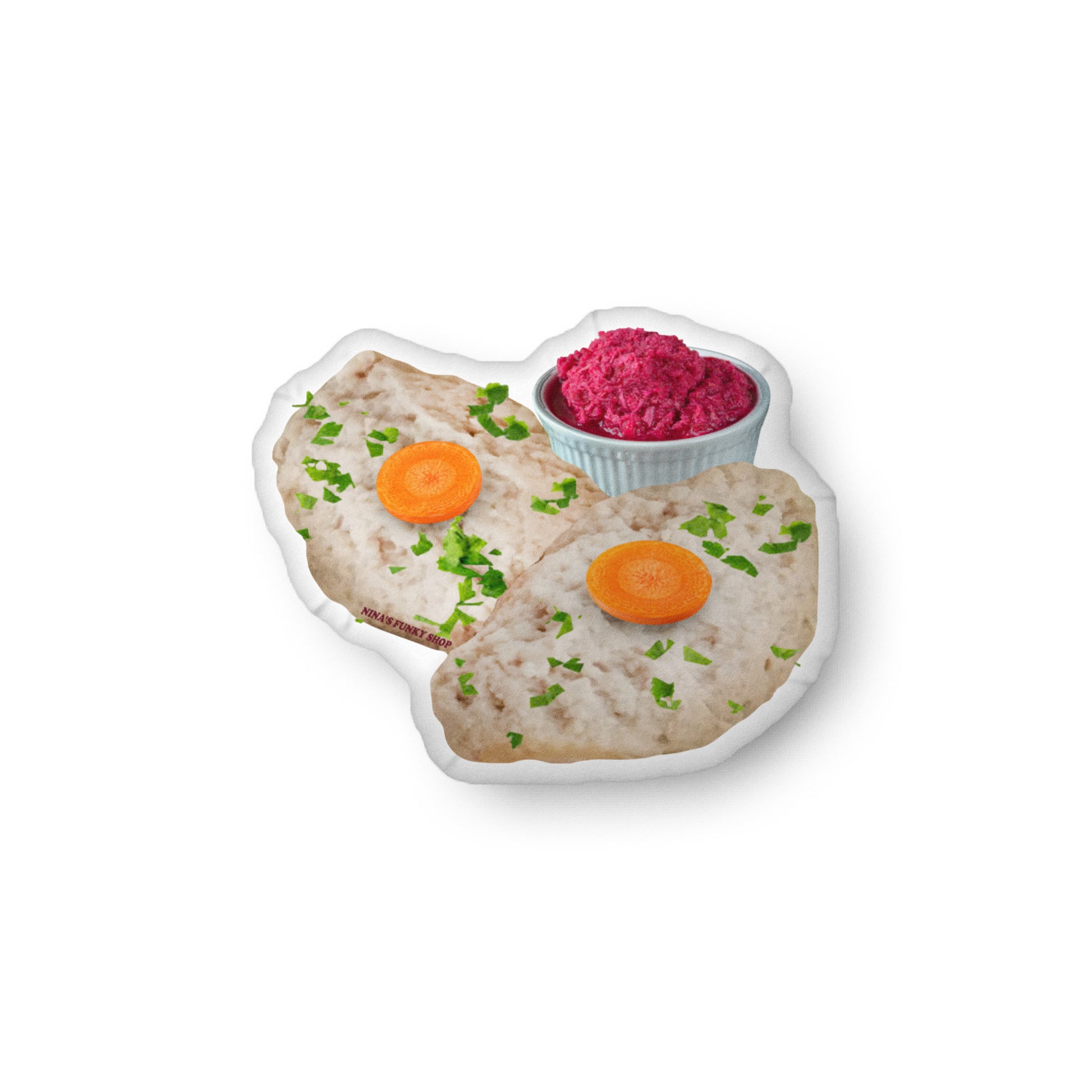 Gefilte Fish Shaped Pillow 2