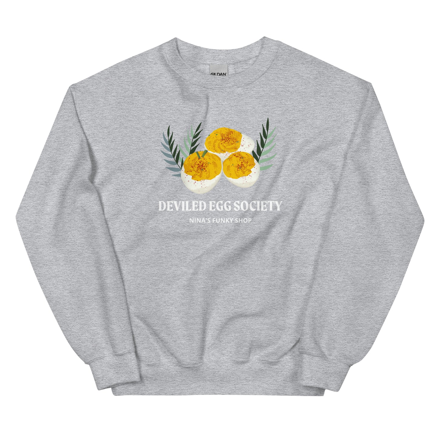 Gray Deviled Egg Society Sweatshirt