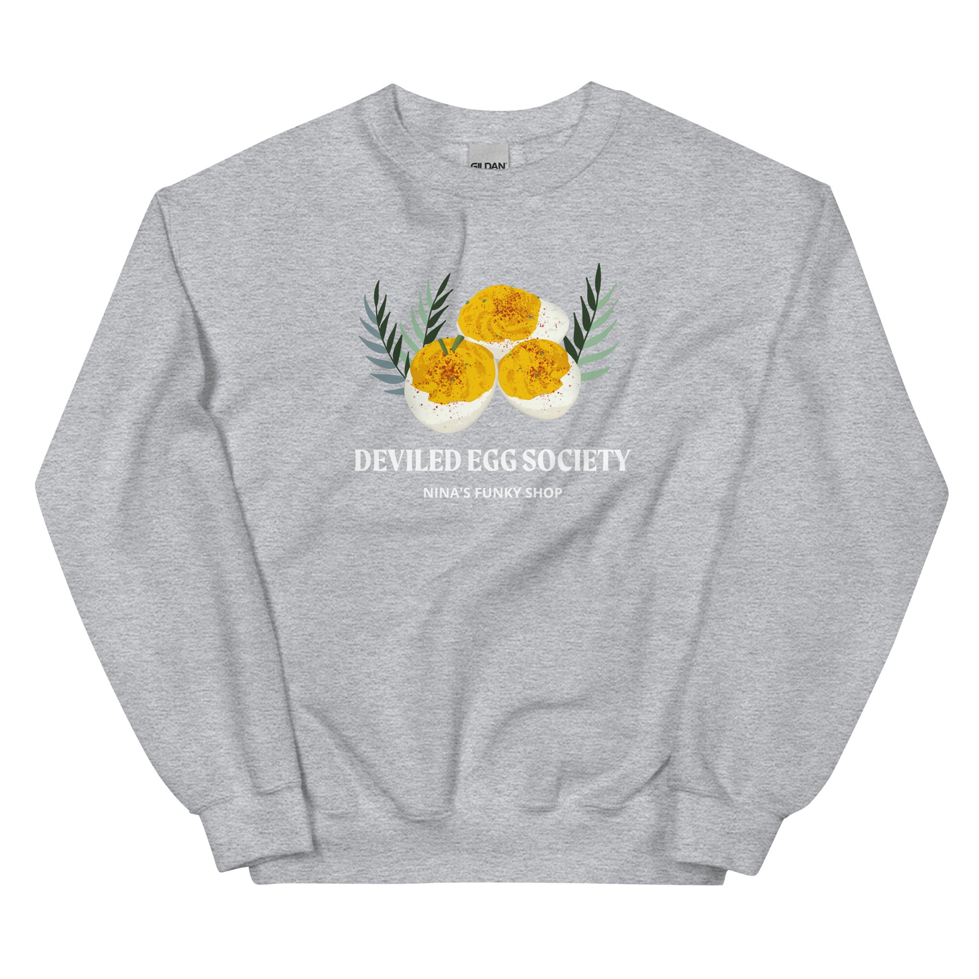 Gray Deviled Egg Society Sweatshirt