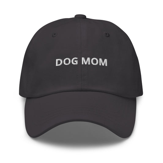 Gray Dog Mom Dad Hat