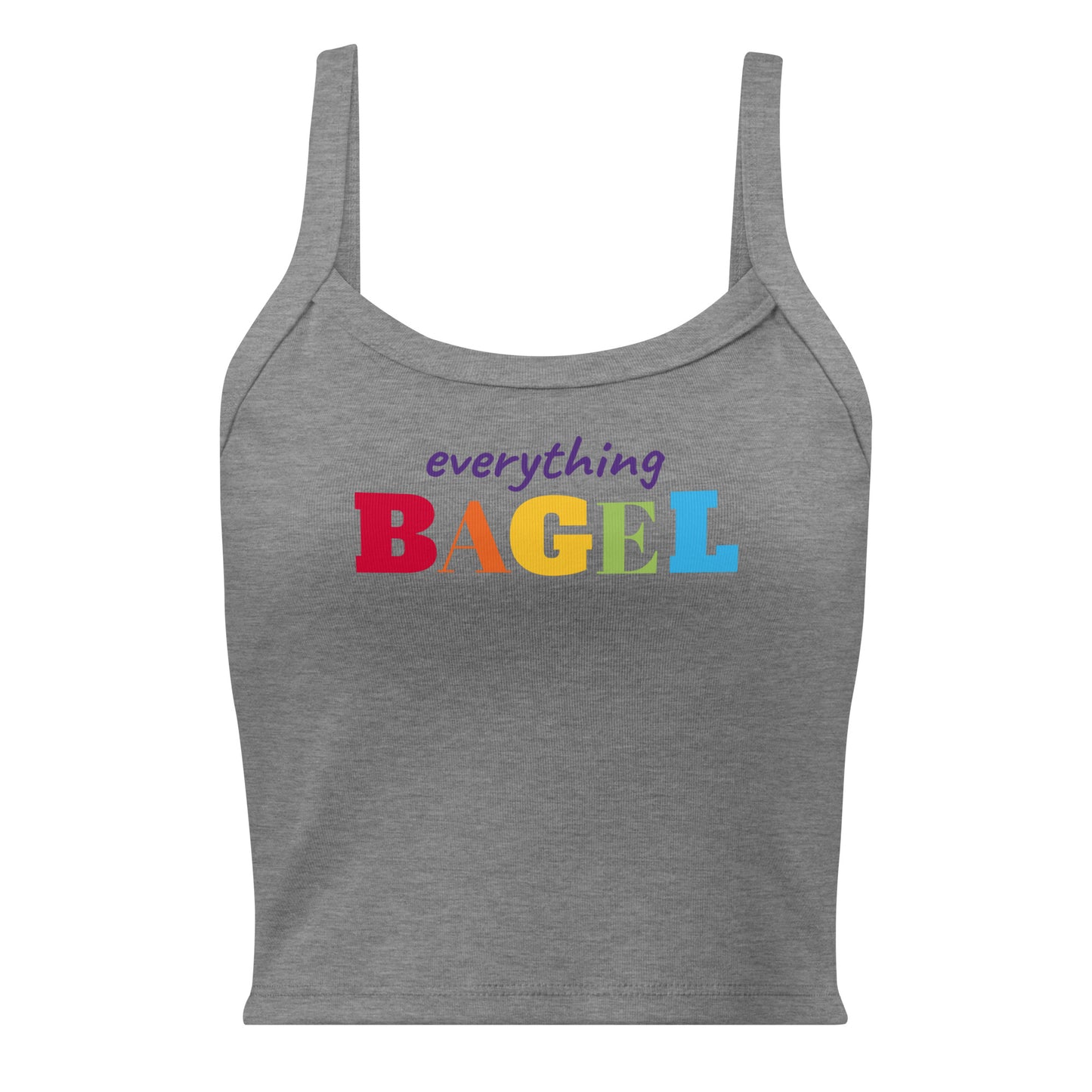 Gray Everything Bagel Pride Tank Top