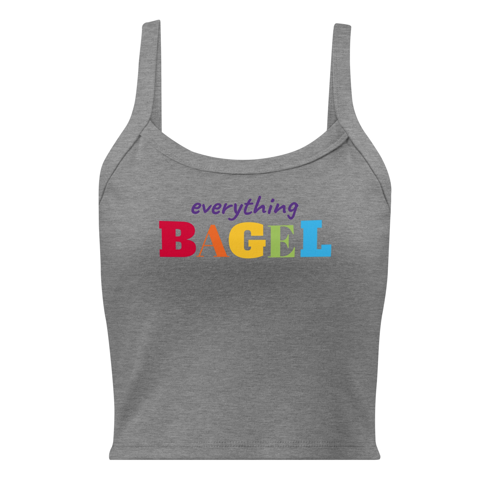 Gray Everything Bagel Pride Tank Top