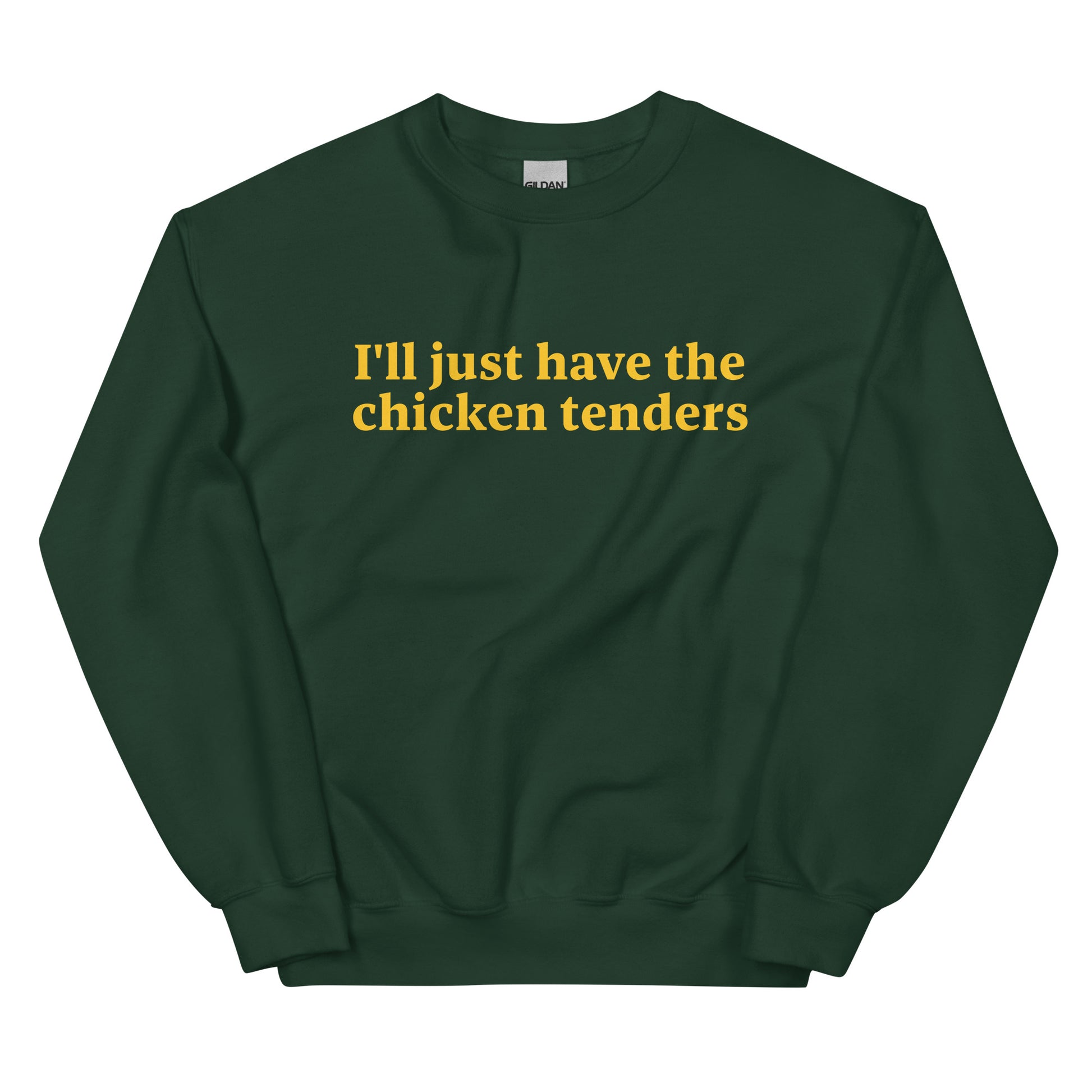 Green Chicken Tenders Crewneck Sweatshirt