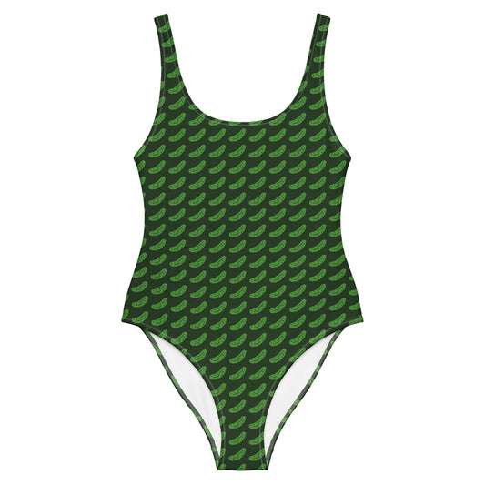 Green Pickles One-Piece Swimsuit