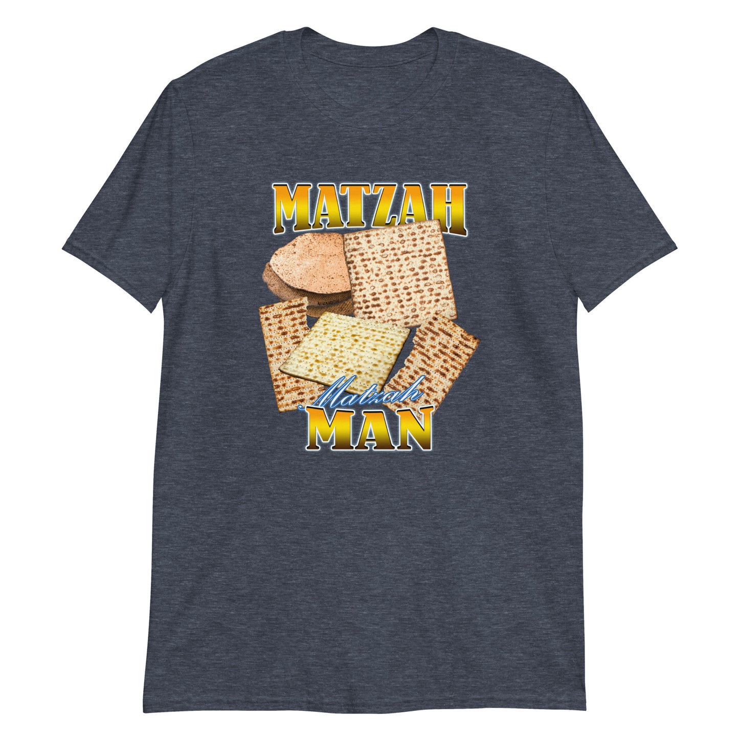 Heather navy Matzah Matzah Man Graphic T-Shirt