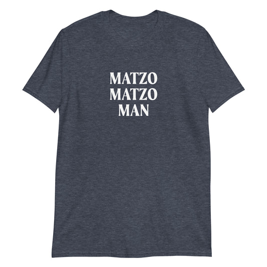 Heather Navy Matzah T-Shirt