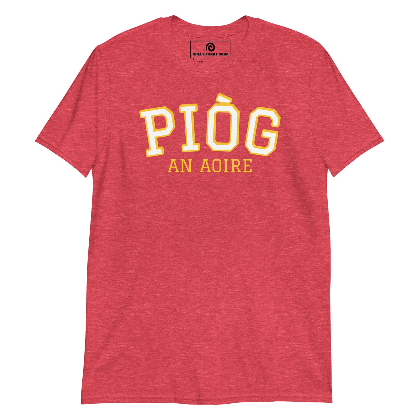 heather red Pióg An Aoire T-Shirt