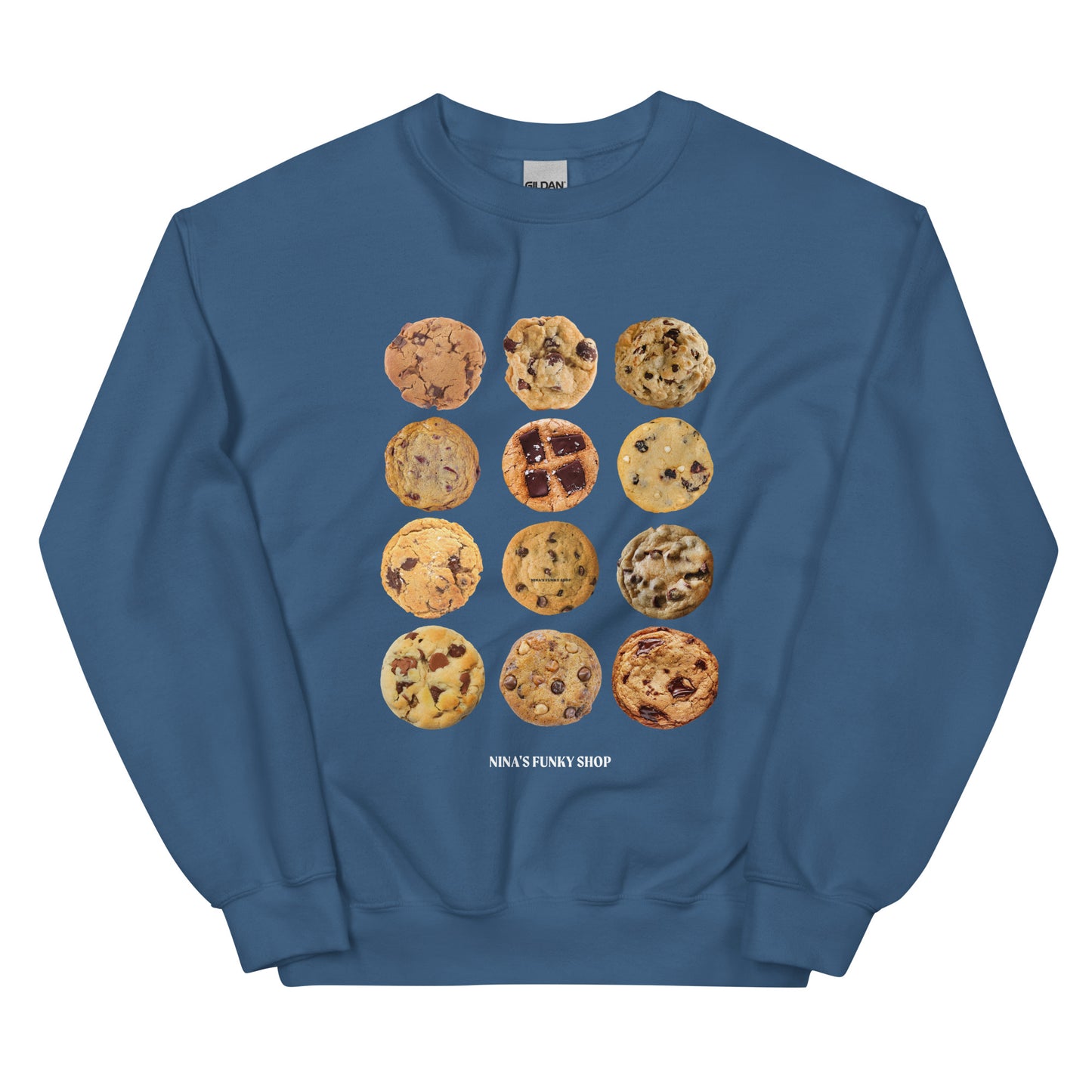 Indigo Blue 12 Cookies Sweatshirt