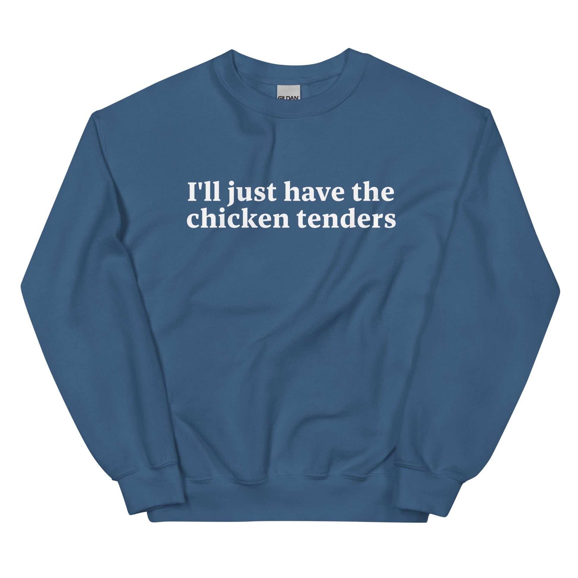 Indigo Blue Chicken Tenders Crewneck Sweatshirt