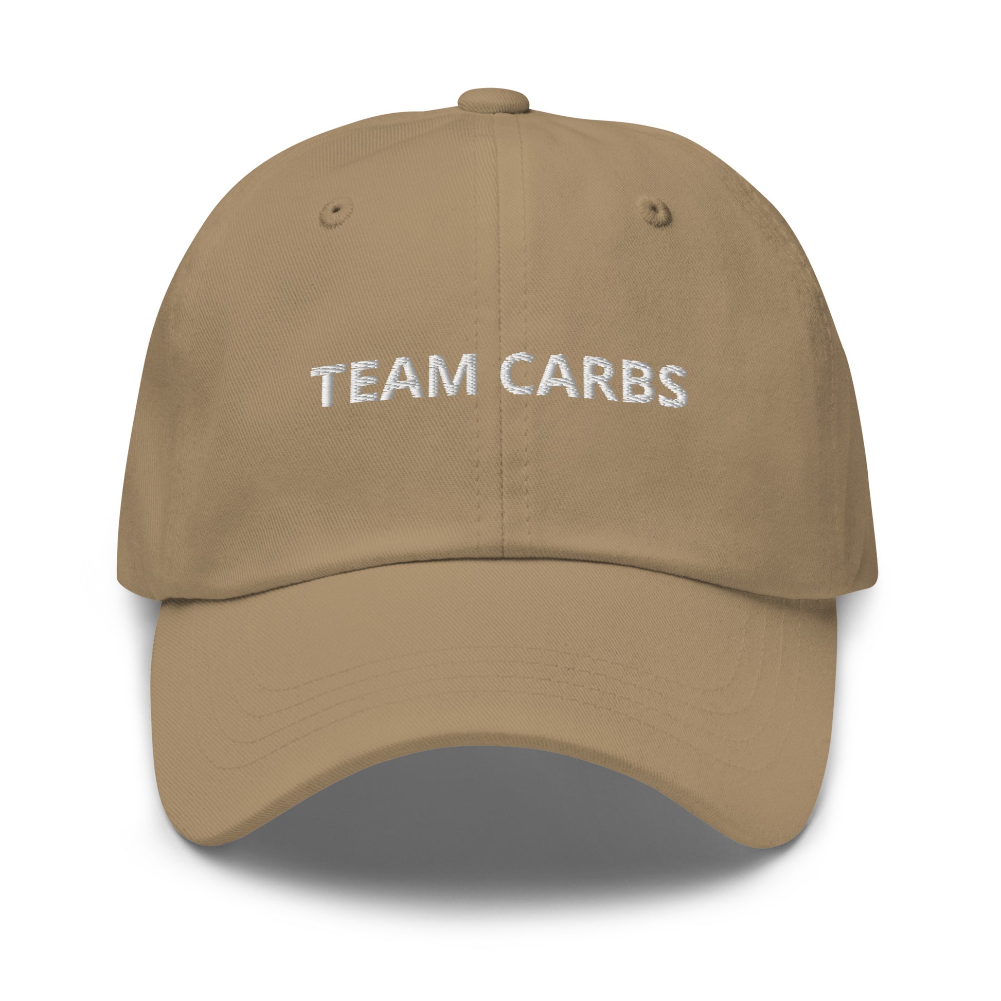 Khaki Team Carbs Dad Hat