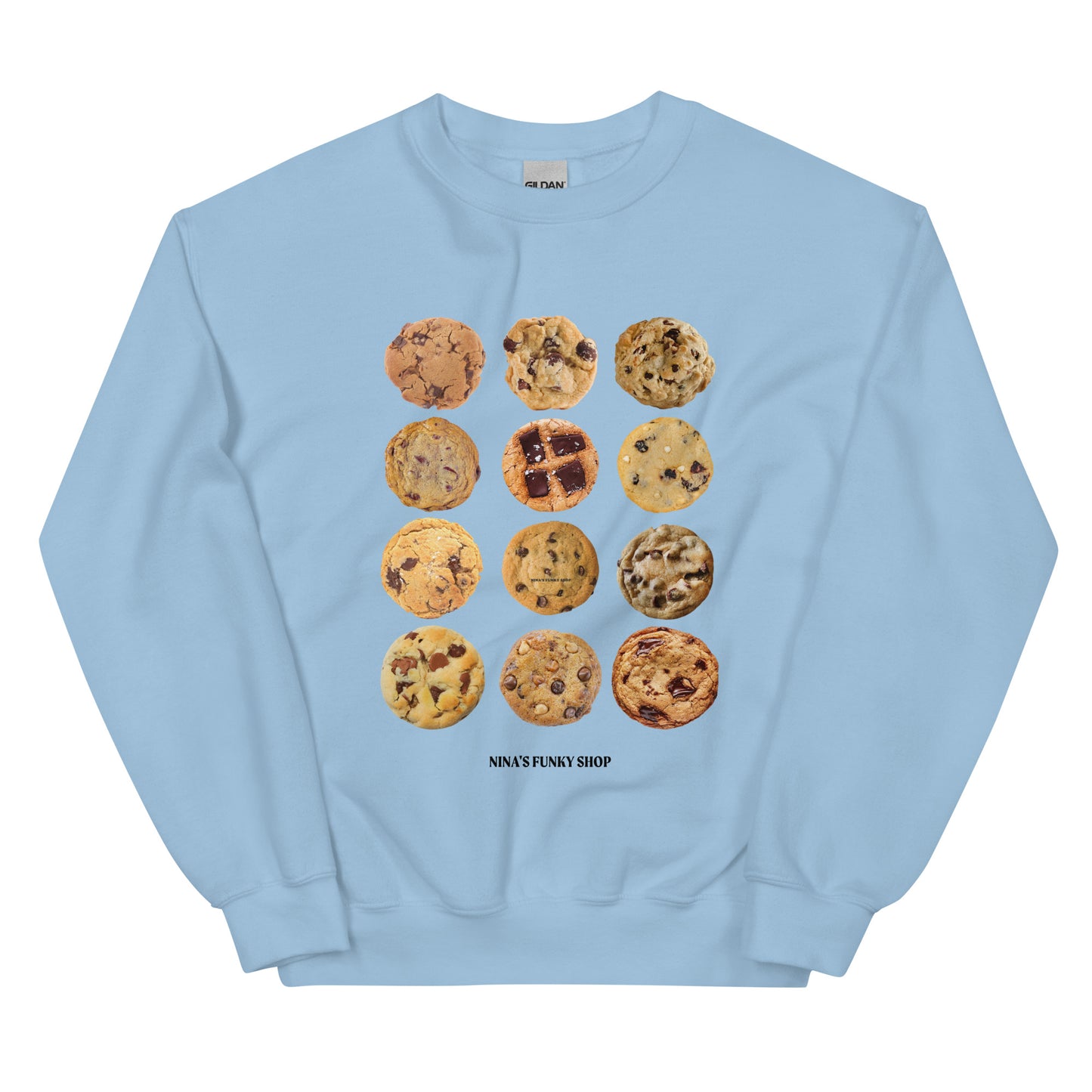 Light Blue 12 Cookies Sweatshirt