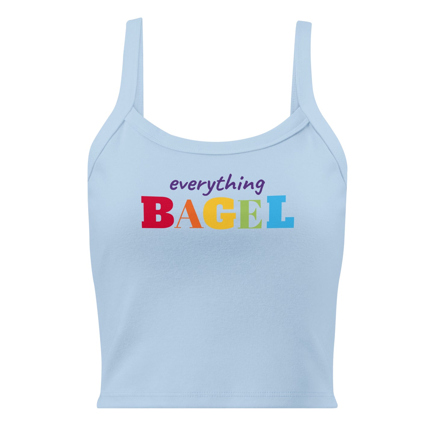 Light Blue Everything Bagel Pride Tank Top