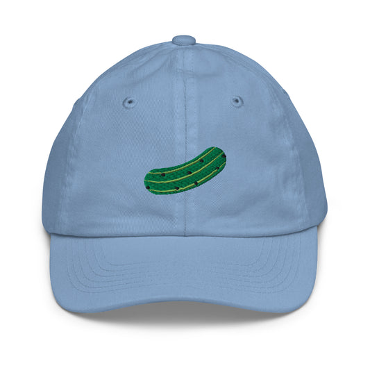 Light Blue Pickle Kids Baseball Hat