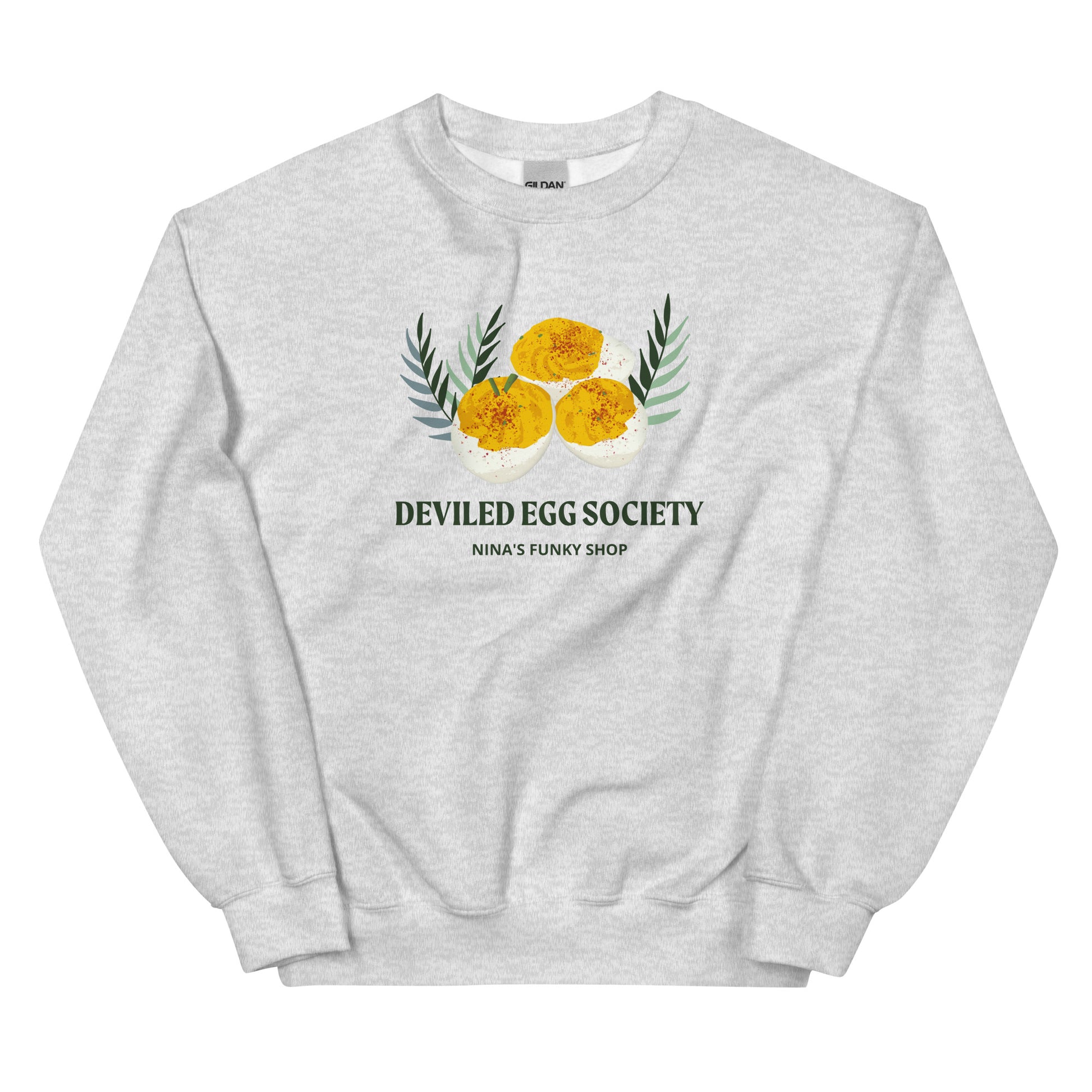 Light Gray Deviled Egg Society Sweatshirt