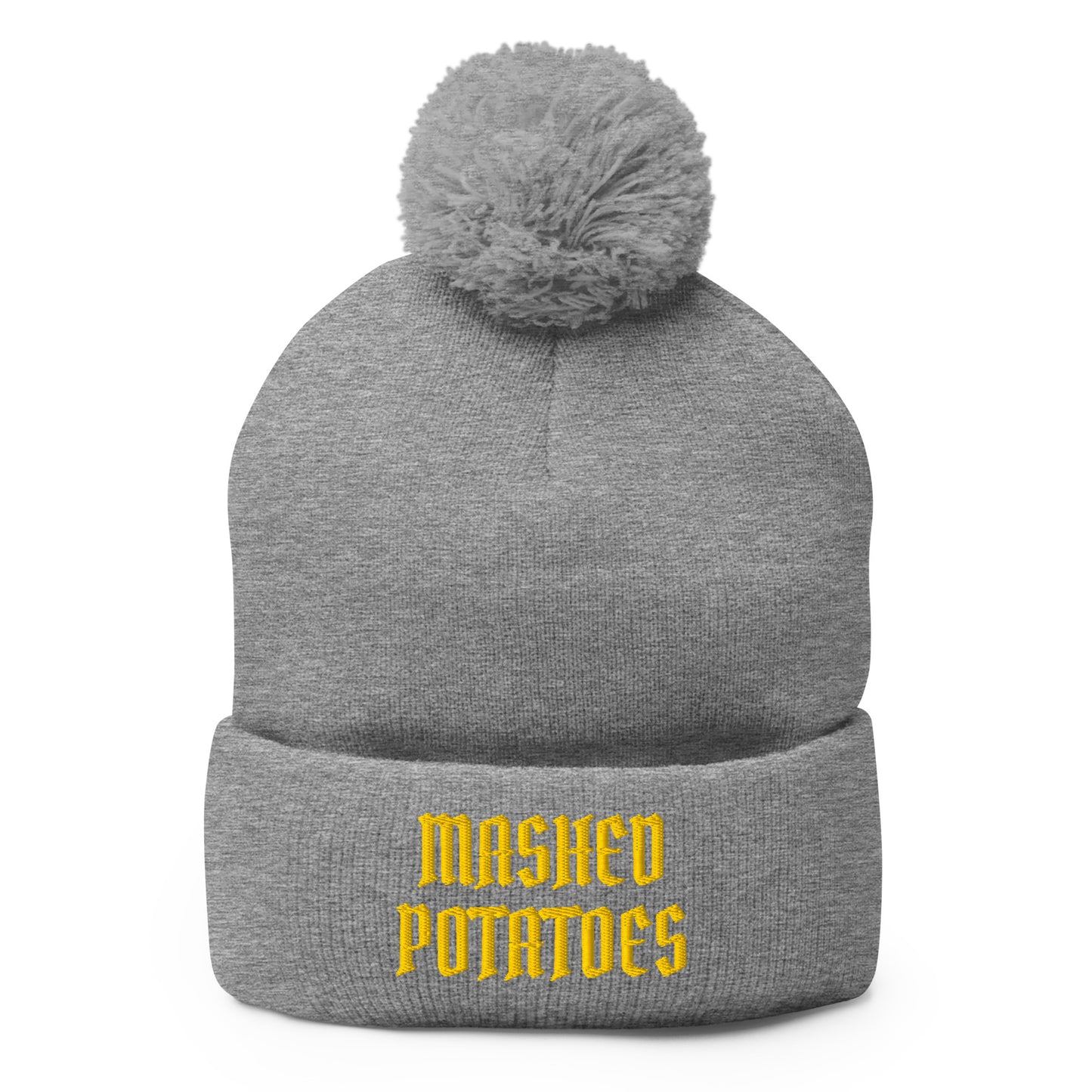 Light Gray Old Fashioned Mashed Potatoes Beanie