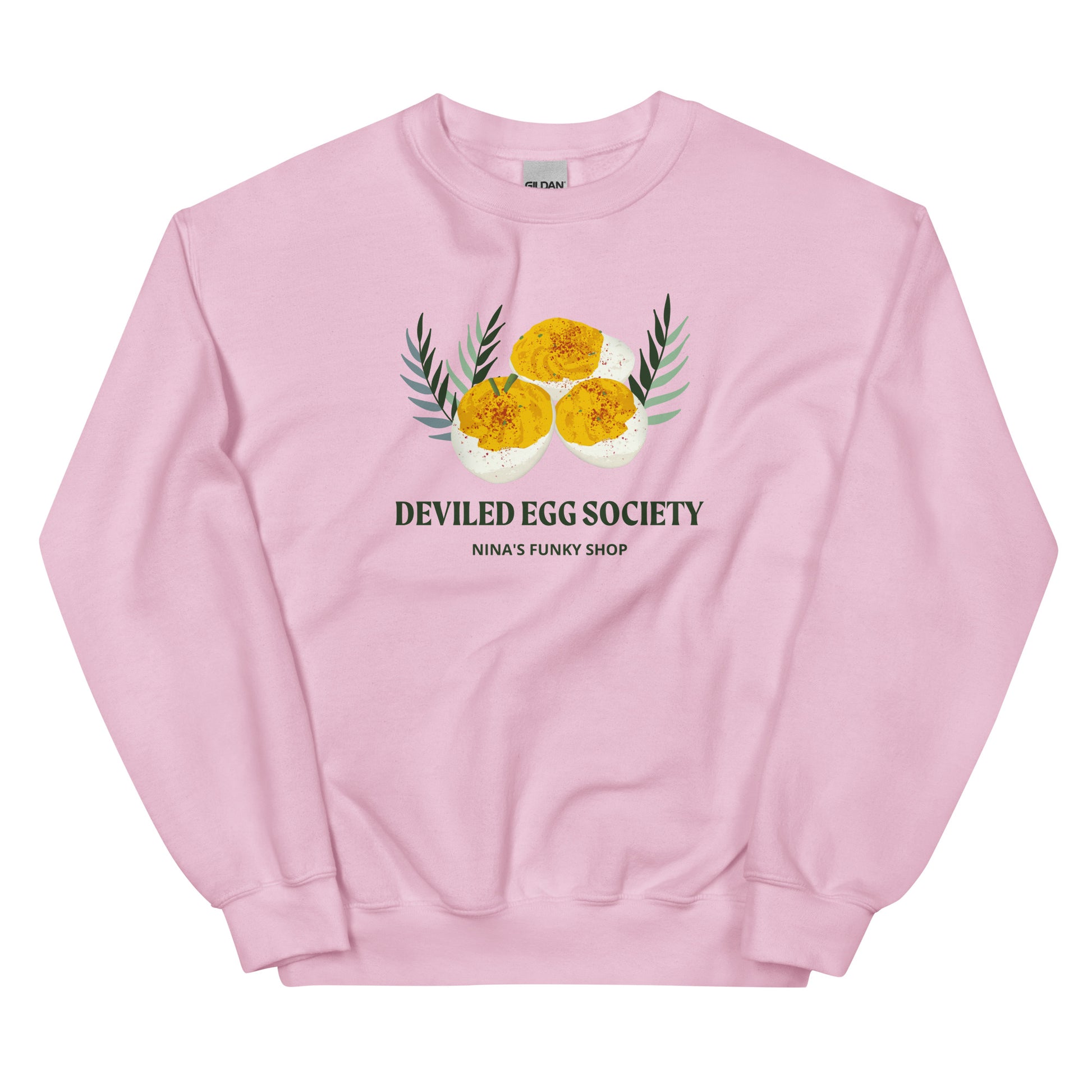 Light Pink Deviled Egg Society Sweatshirt