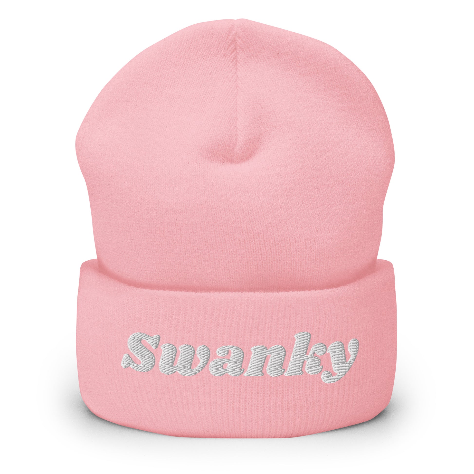 Light Pink Swanky Cuffed Beanie